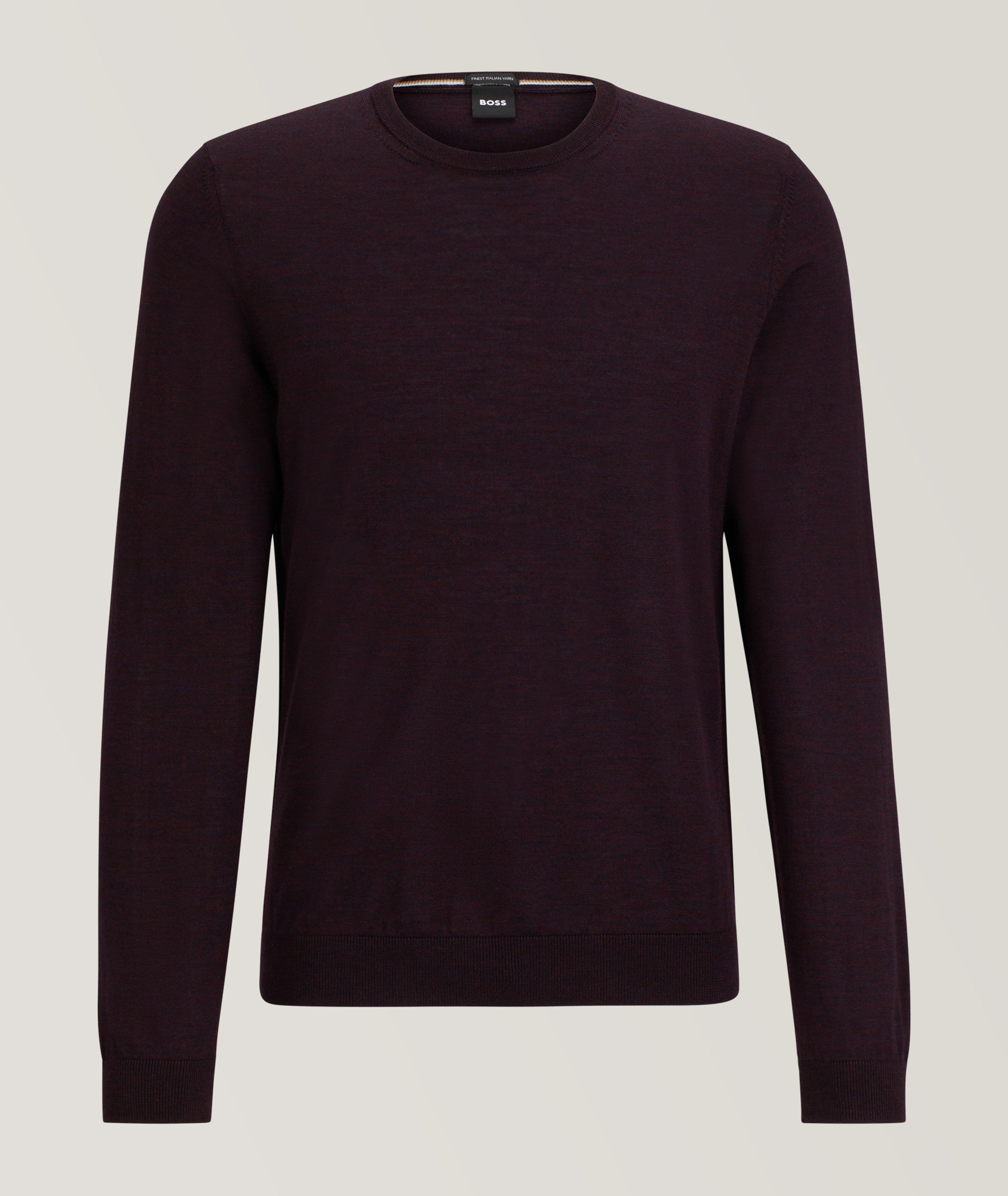 Slim-Fit Virgin Wool Sweater image 0