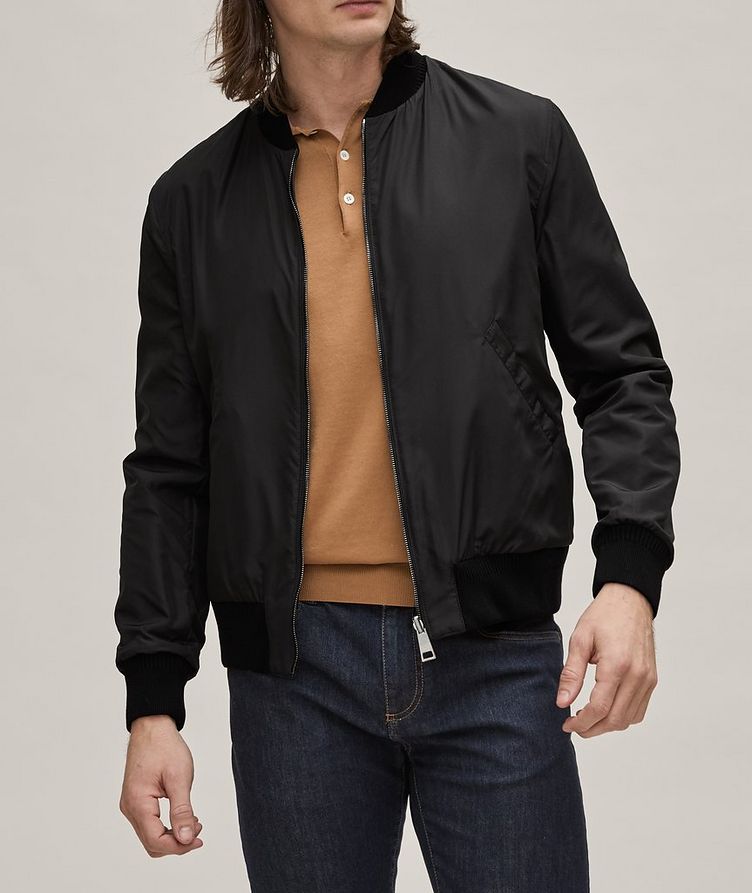 Reversible Leather Bomber image 5