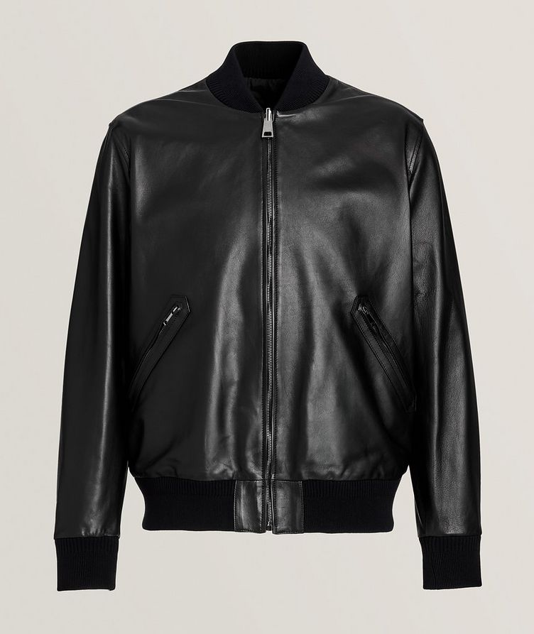 Reversible Leather Bomber image 0