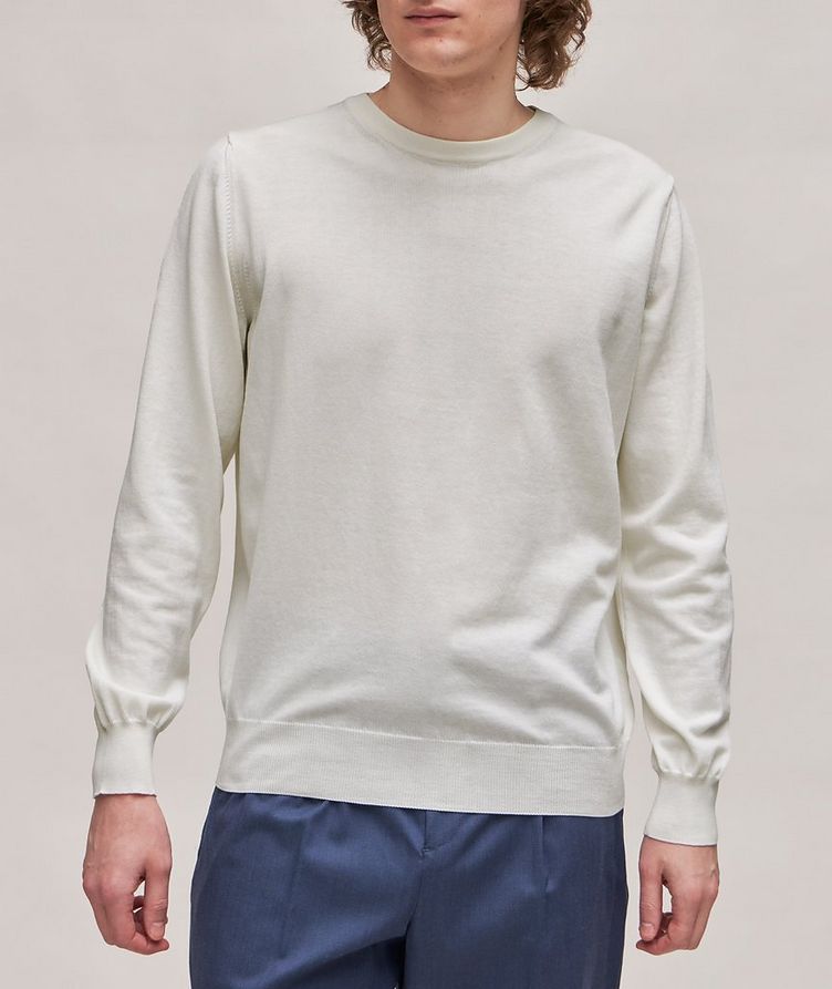 Cotton Crewneck Sweater image 1
