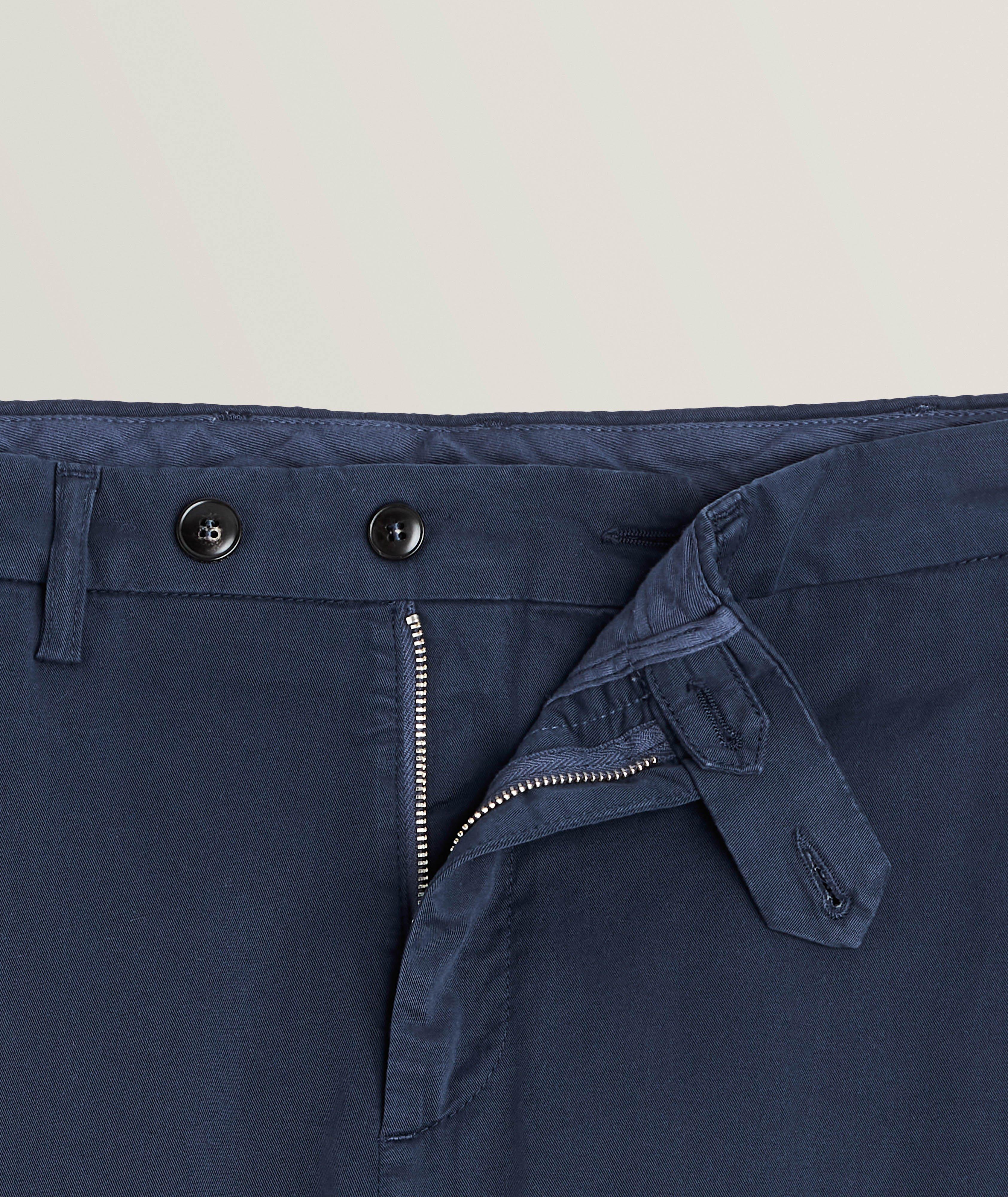 Micro Twill Stretch-Cotton Pants image 1