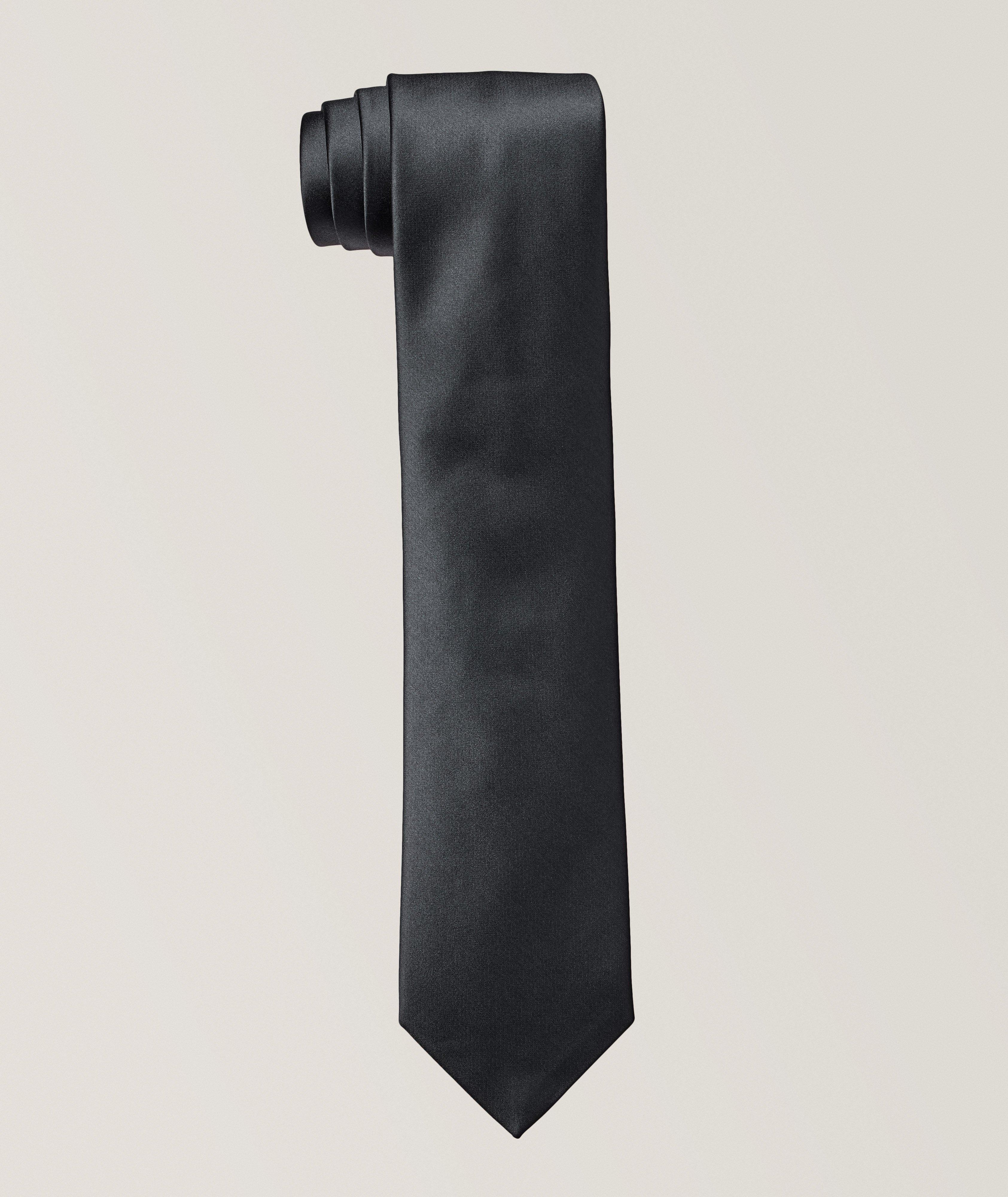 Solid Silk Tie 