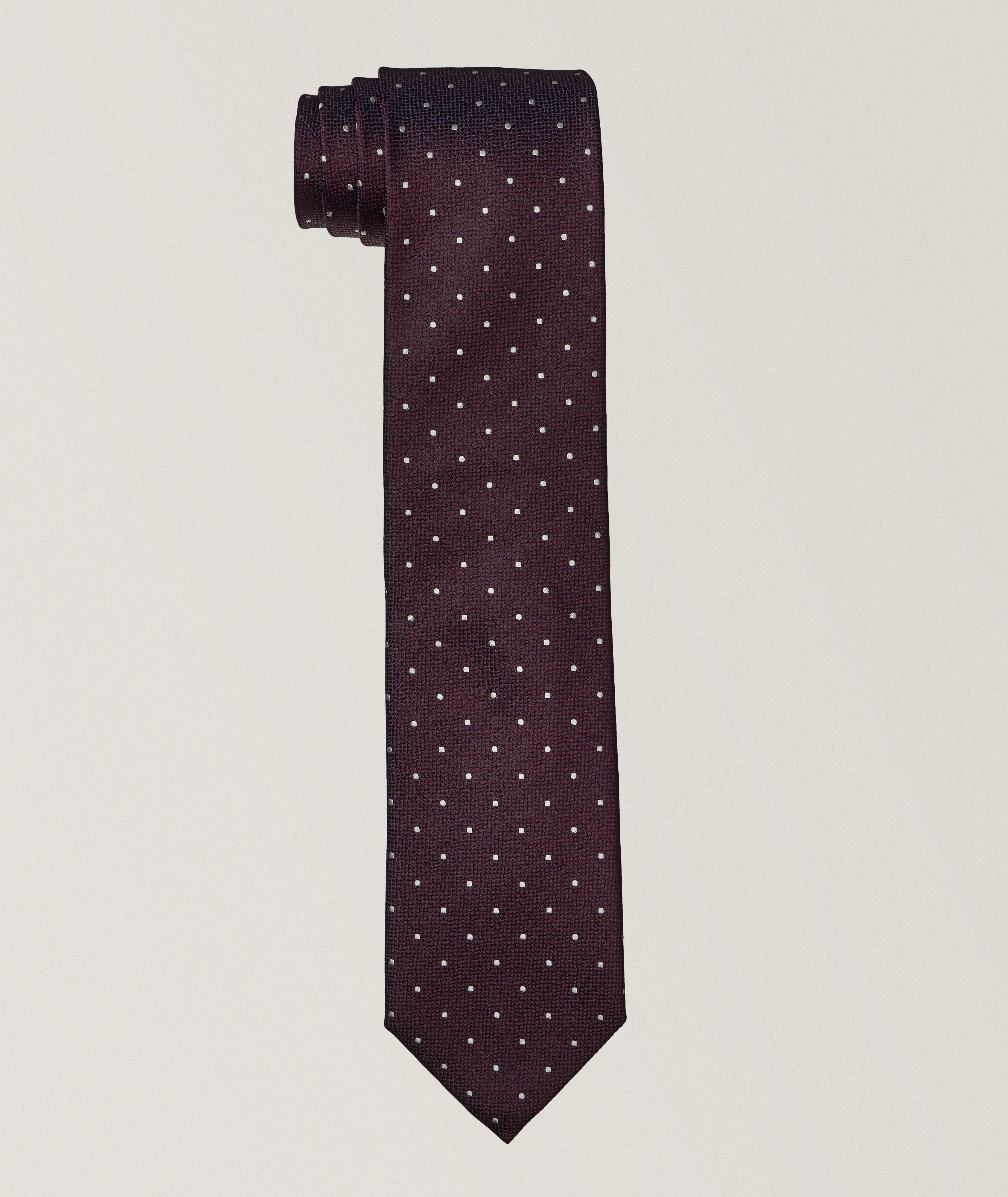 Polka Dot Silk Tie