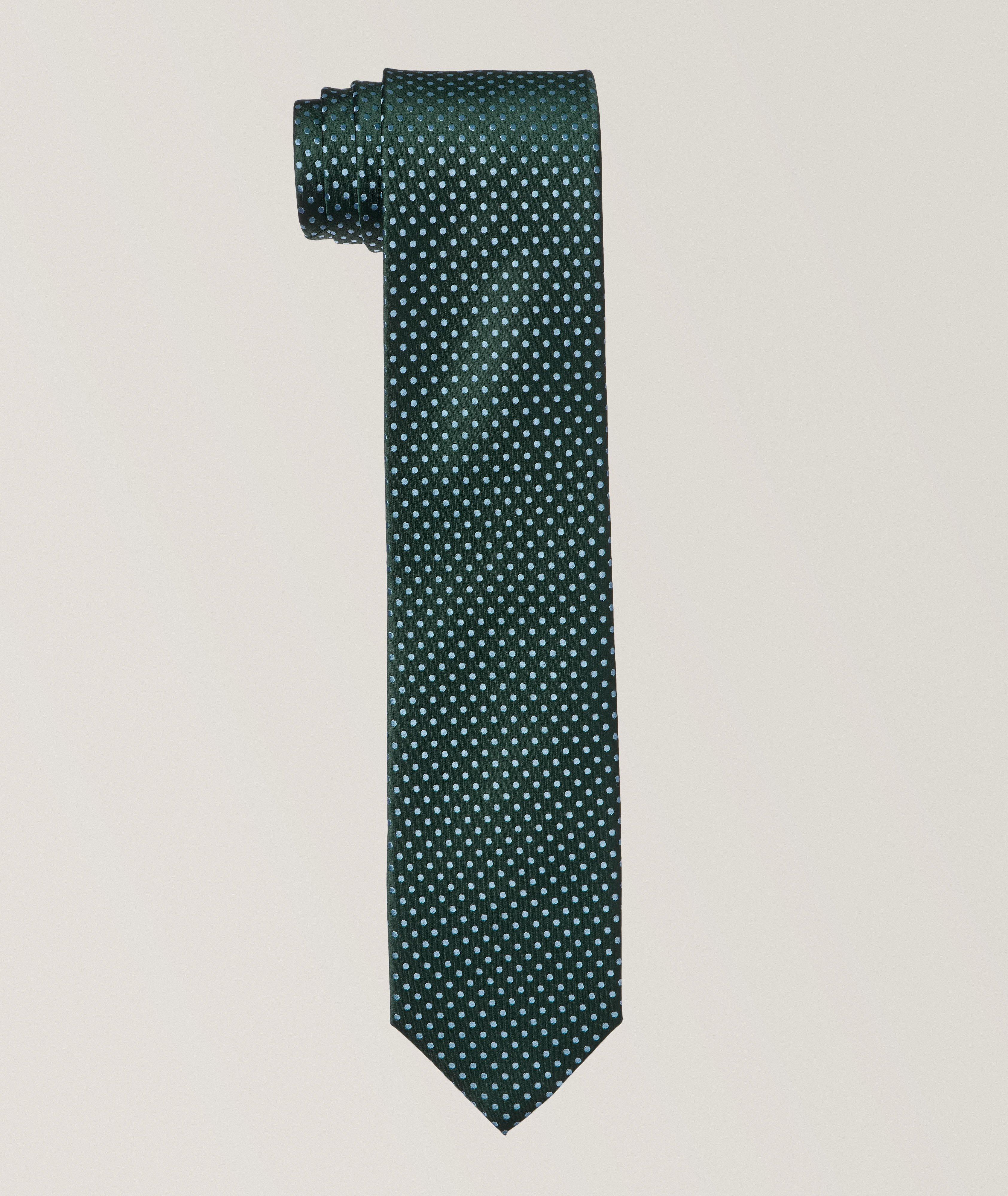 Polka Dot Silk Tie image 0