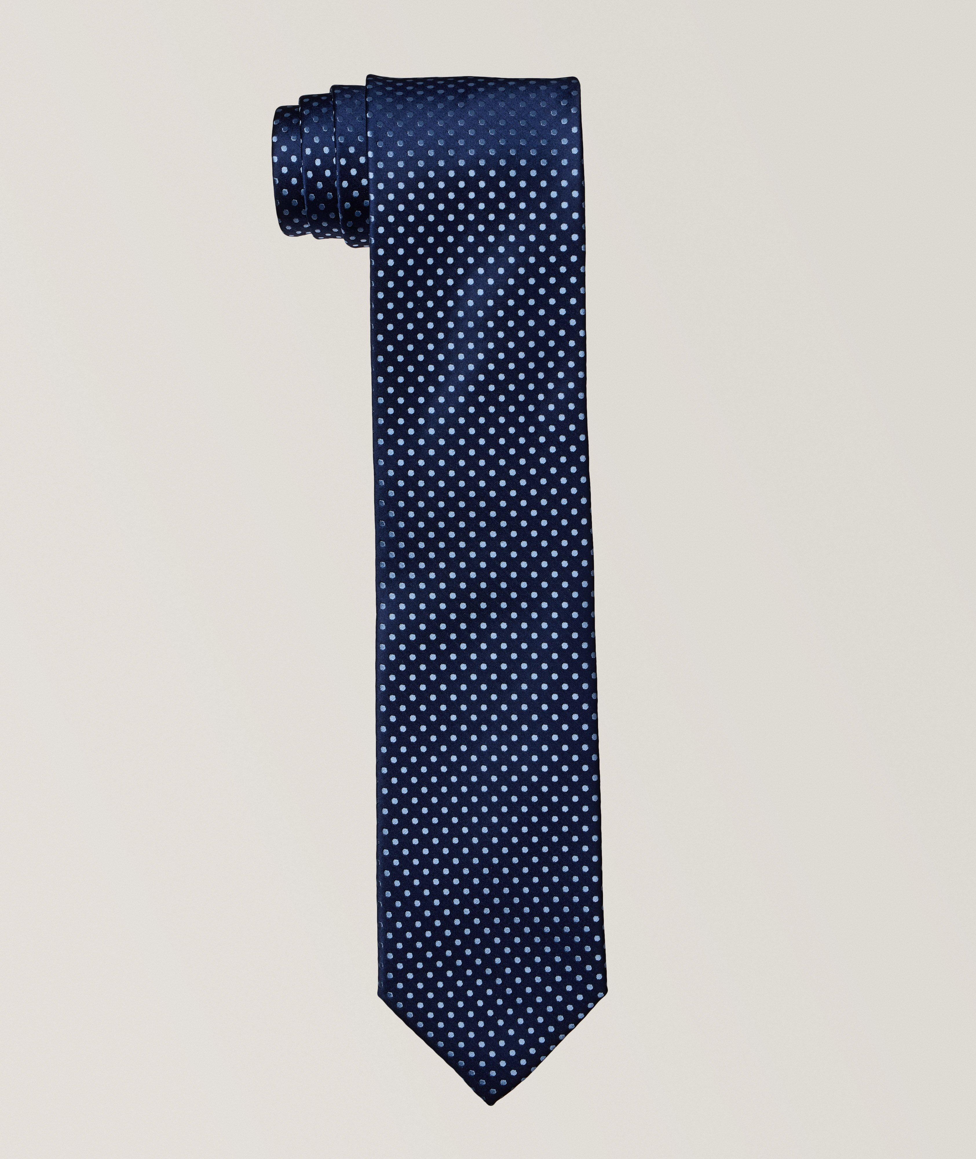 Polka Dot Silk Tie image 0