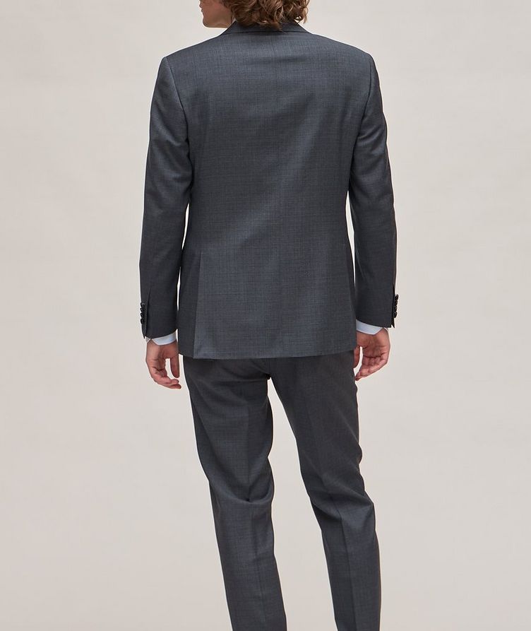Regular-Fit Shadow Check Wool Suit  image 2