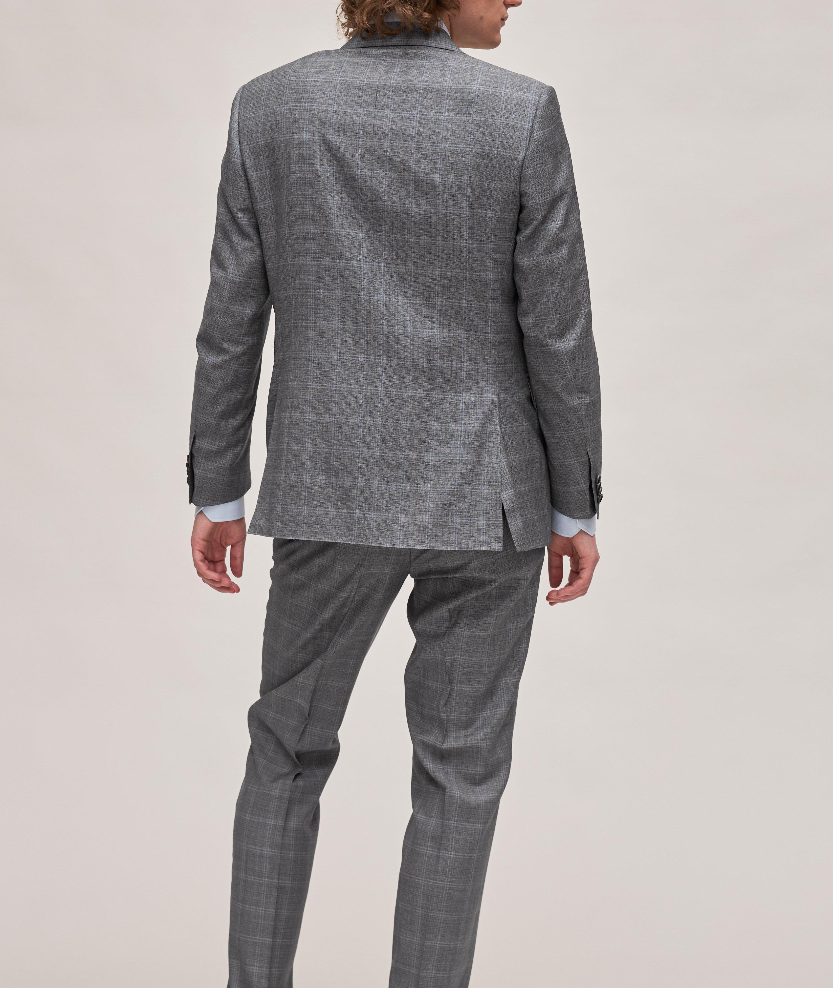 Windowpane Wool Suit