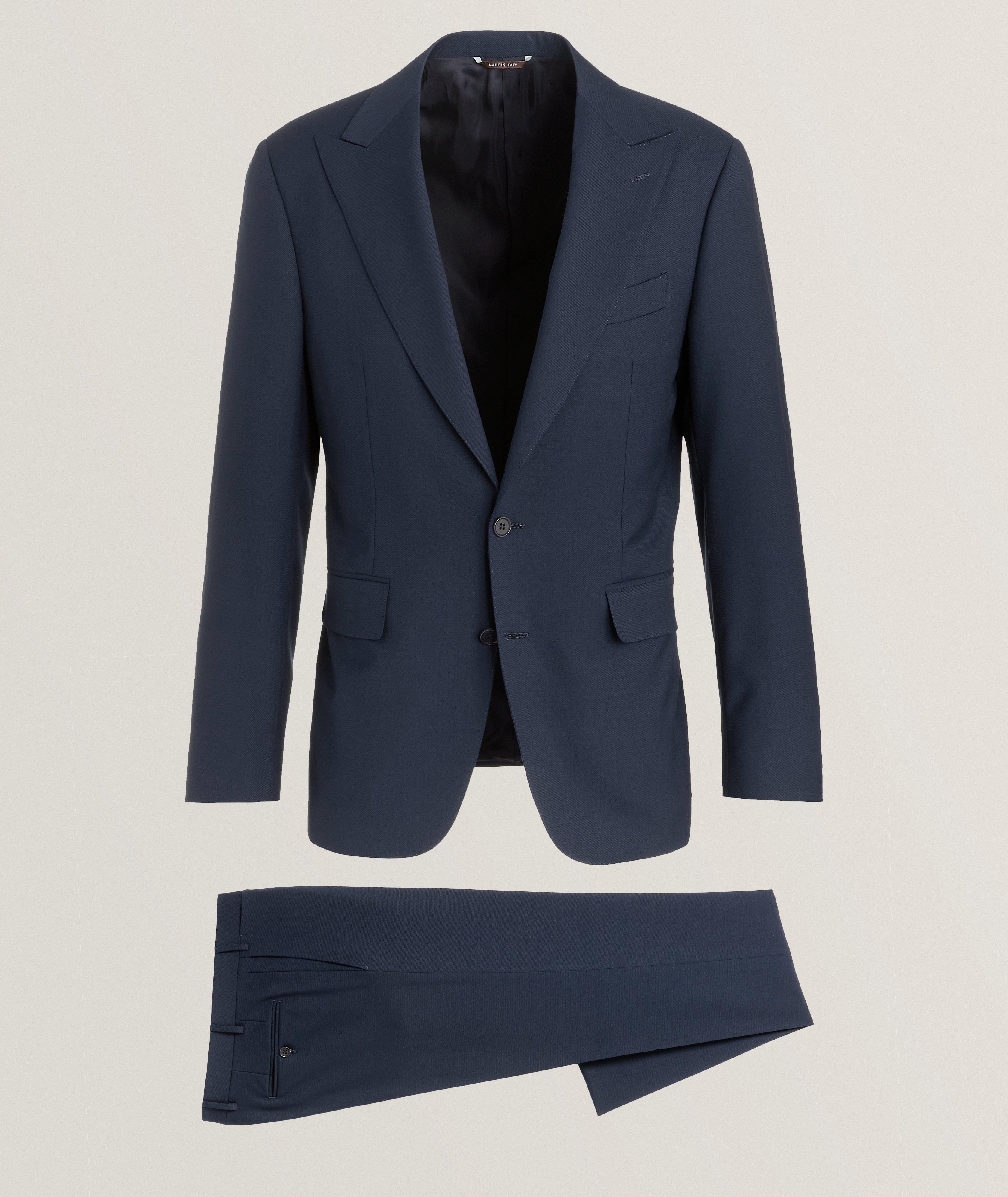 Canali Impeccabile Textured Wool Suit | Suits | Harry Rosen