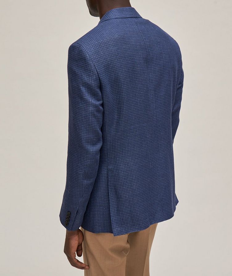 Kei Houndstooth Linen-Wool Sport Jacket image 2