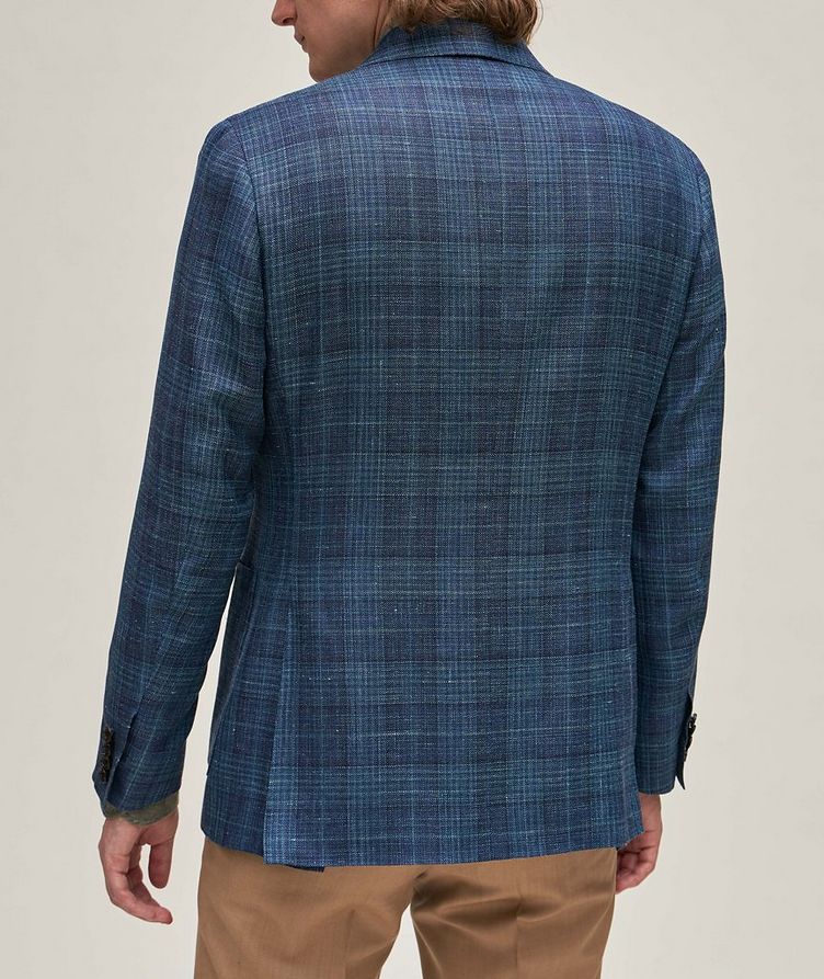 Kei Plaid Wool, Silk & Linen Sport Jacket image 2