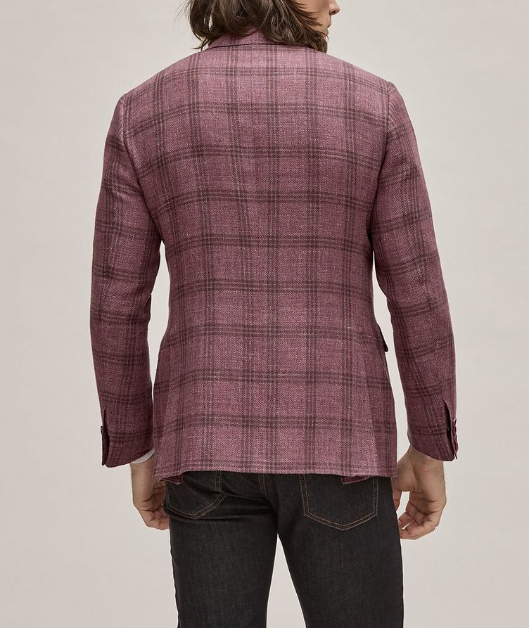 Kei Windowpane Linen-Wool Sport Jacket image 2