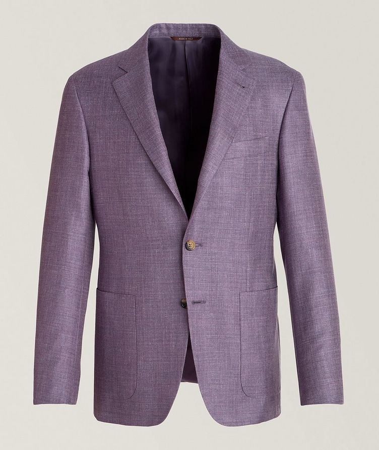 Kei Textured Wool, Silk & Linen Sport Jacket image 0