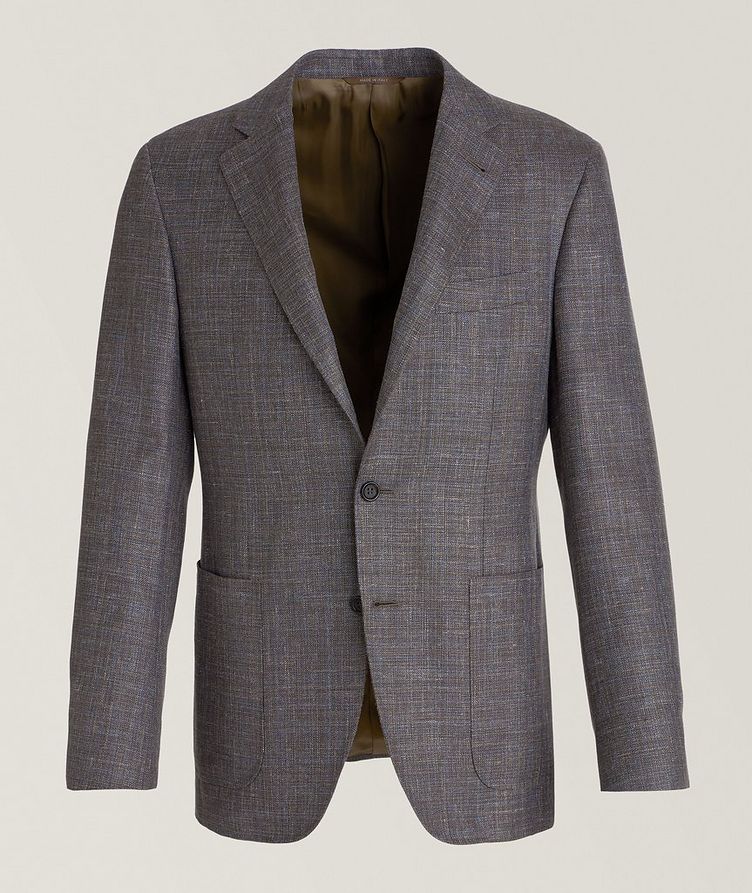 Kei Textured Wool, Silk & Linen Sport Jacket image 0