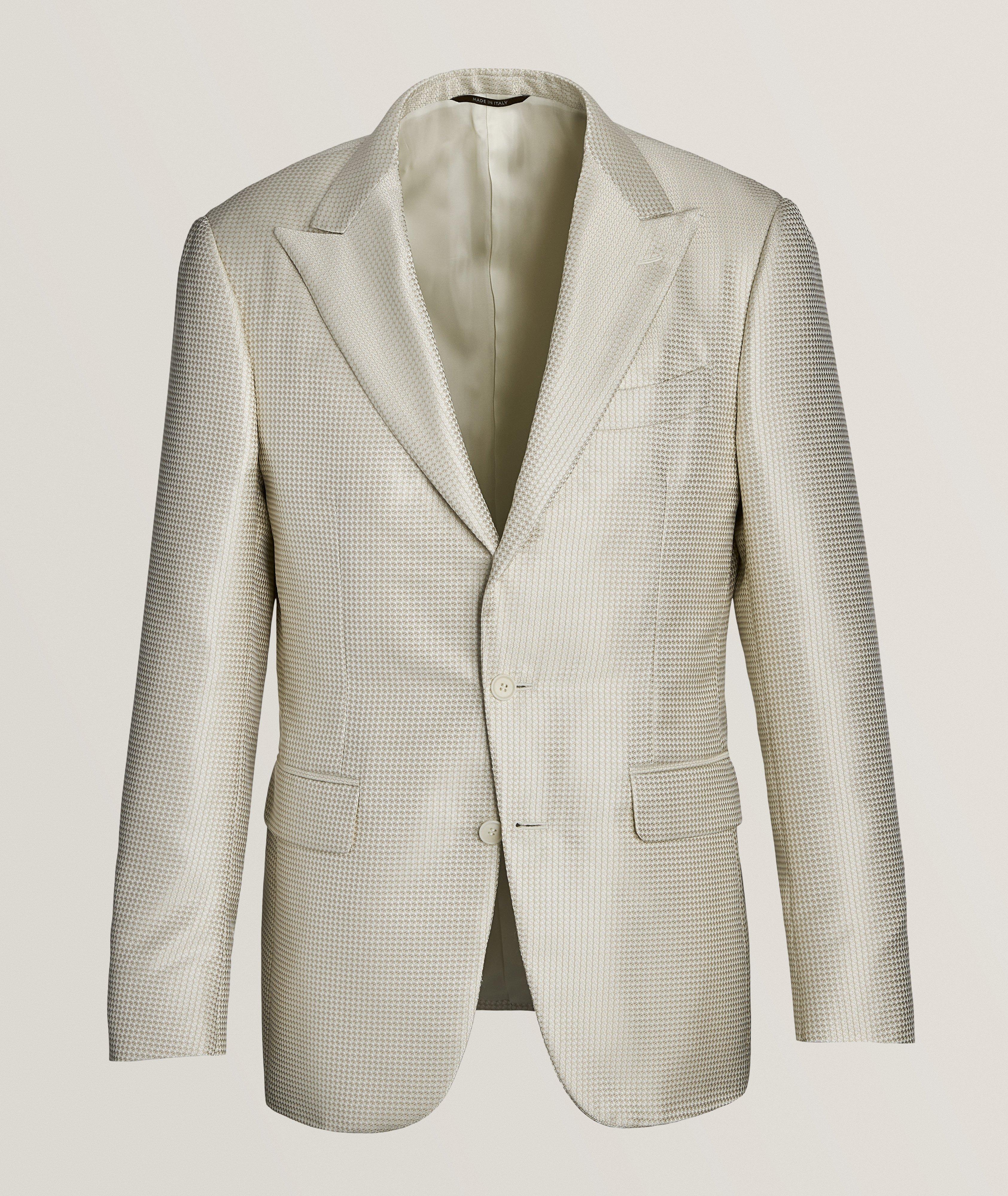 Canali Tonal Jacquard Tuxedo Jacket | Tuxedos | Harry Rosen