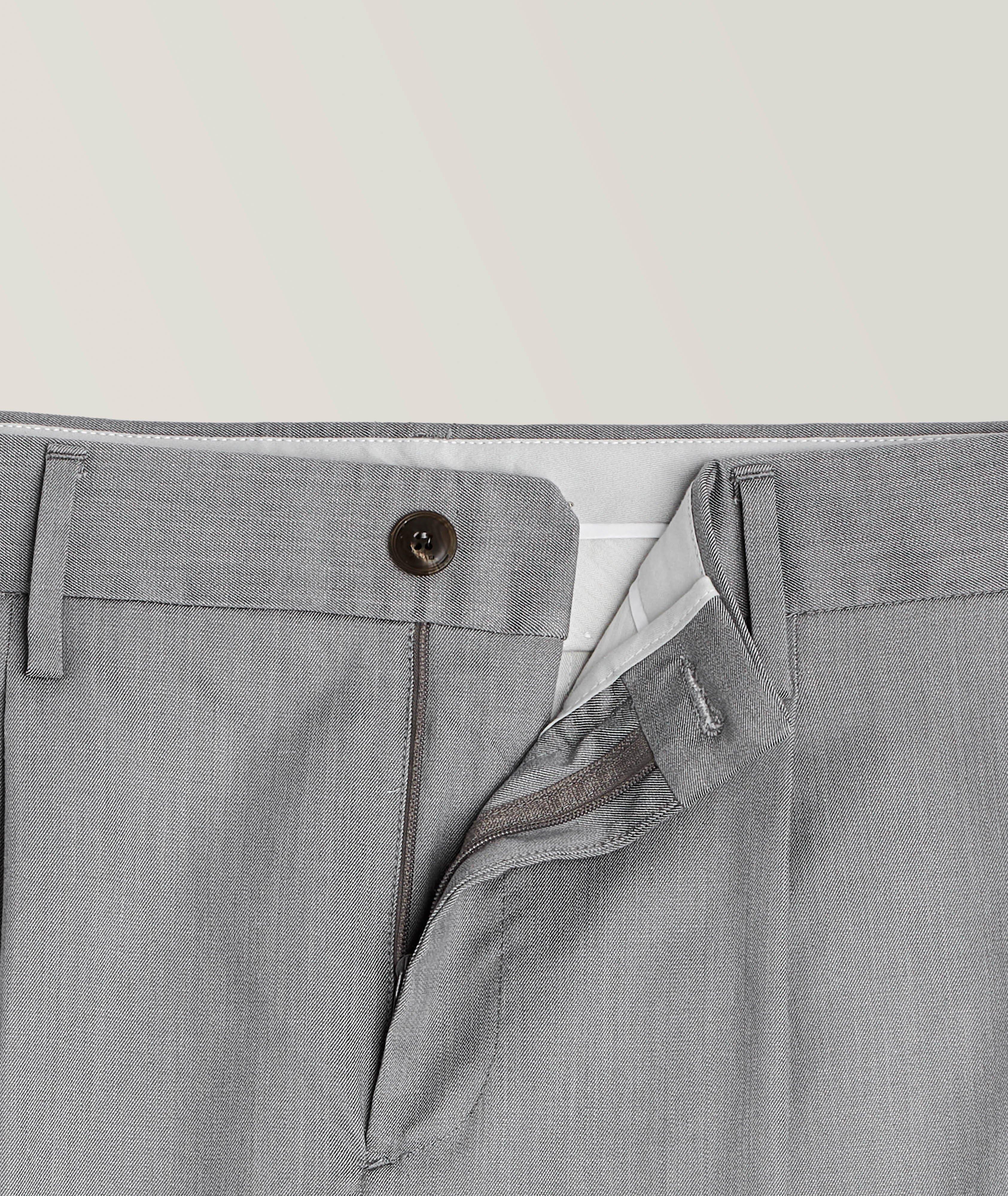 Micro Twill Stretch-Cotton Pants image 1