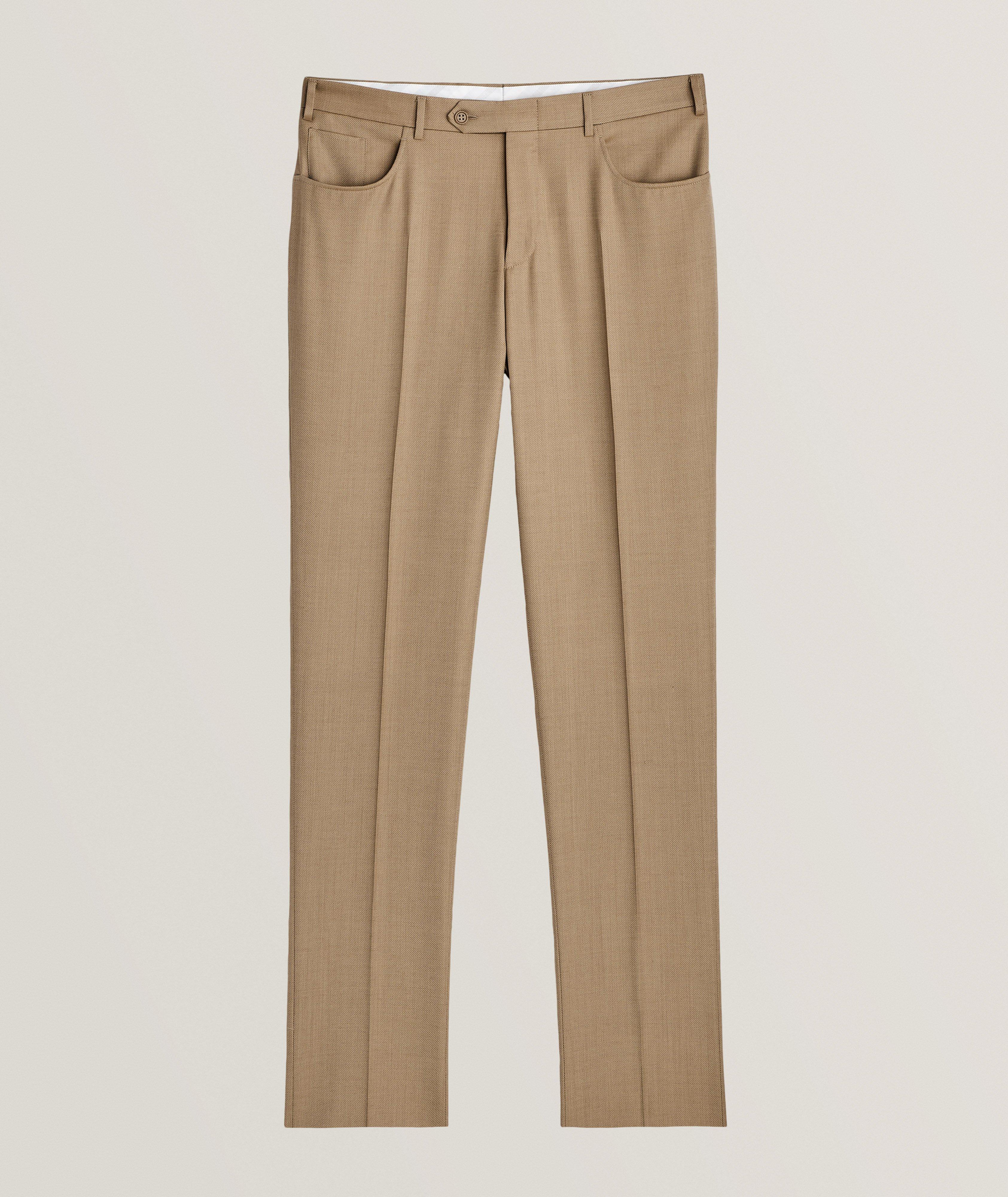 Twill Wool Trousers image 0