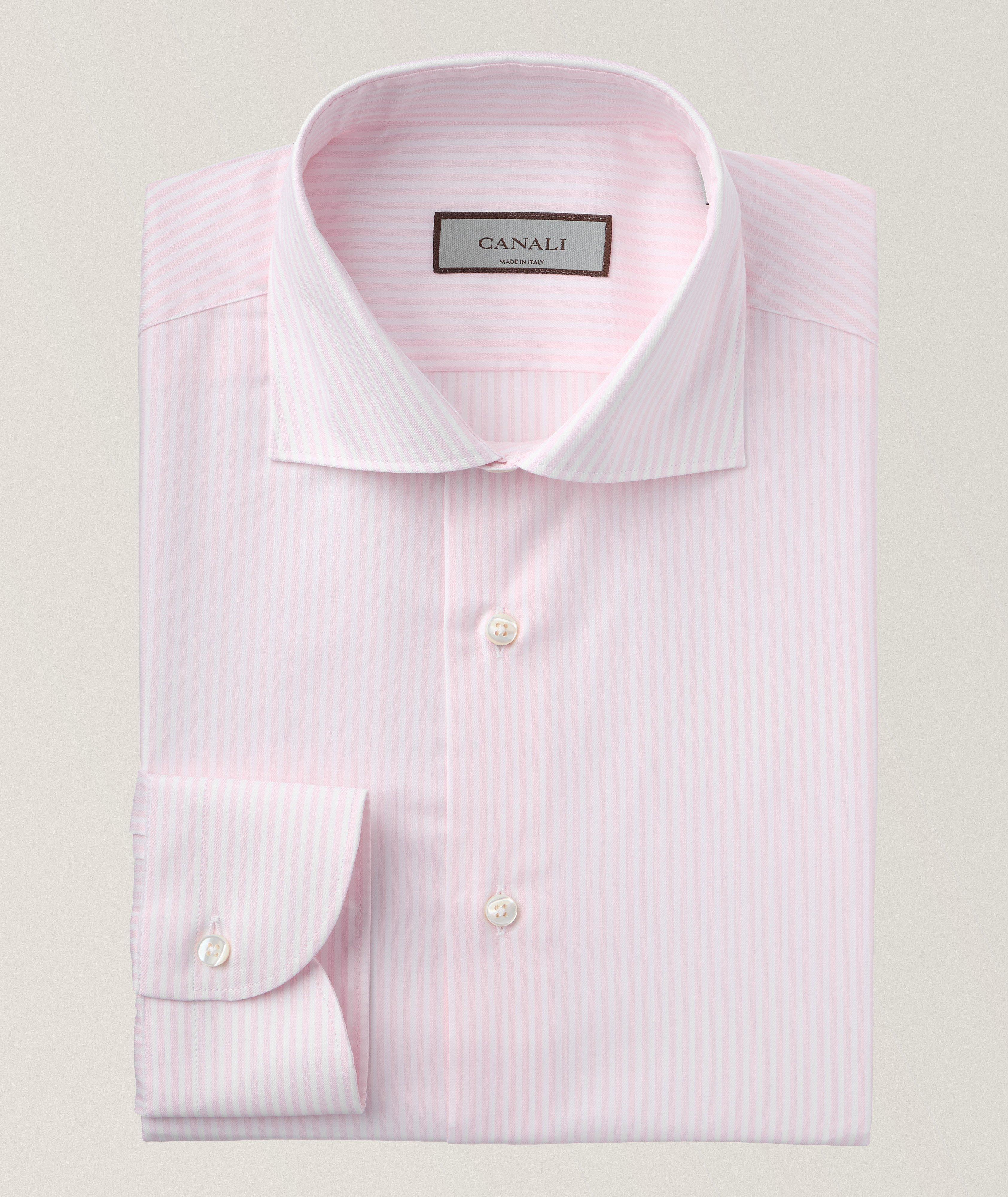 Canali Slim-Fit Striped Dress Shirt | Dress Shirts | Harry Rosen