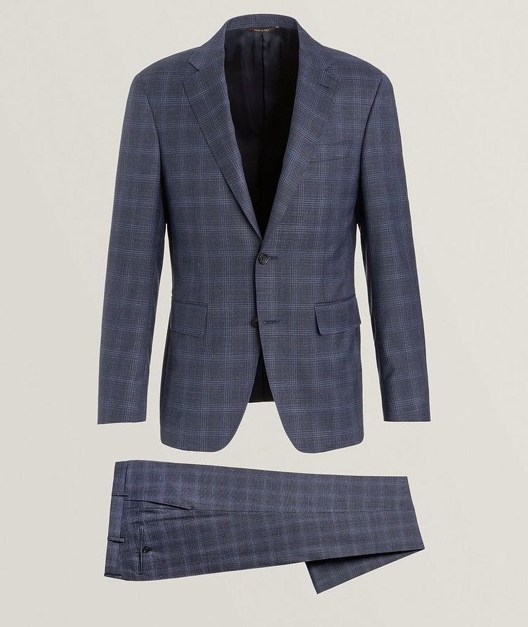 Kei Checkered Linen-Wool Suit image 0