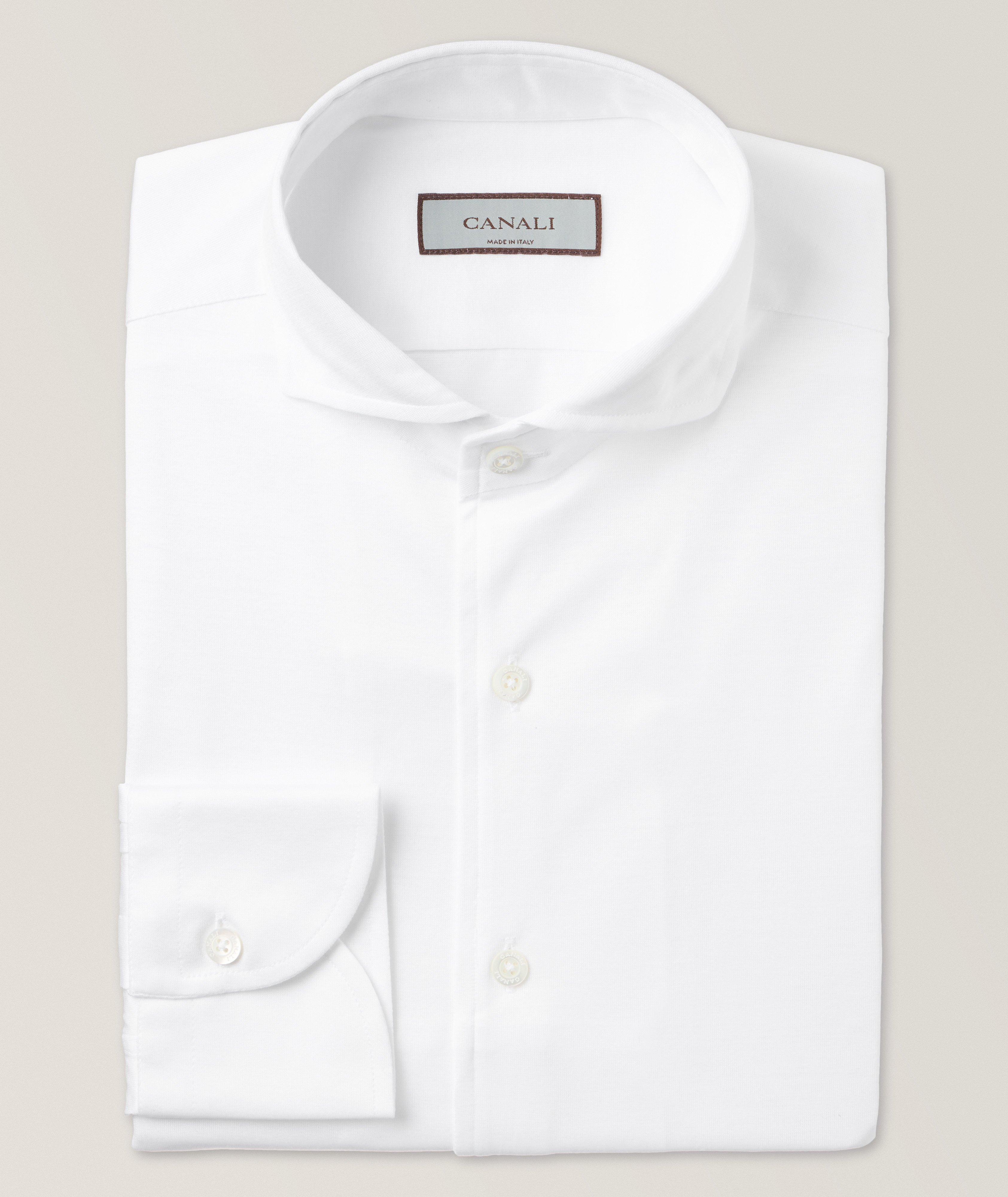 Regular-Fit Jersey Cotton Sport Shirt