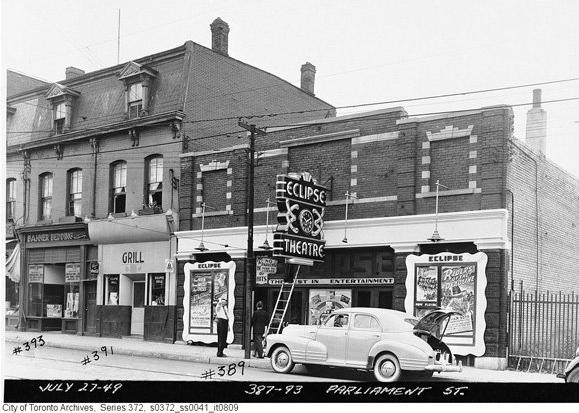 Archival photo from 1949, a few years before Harry opened shop.