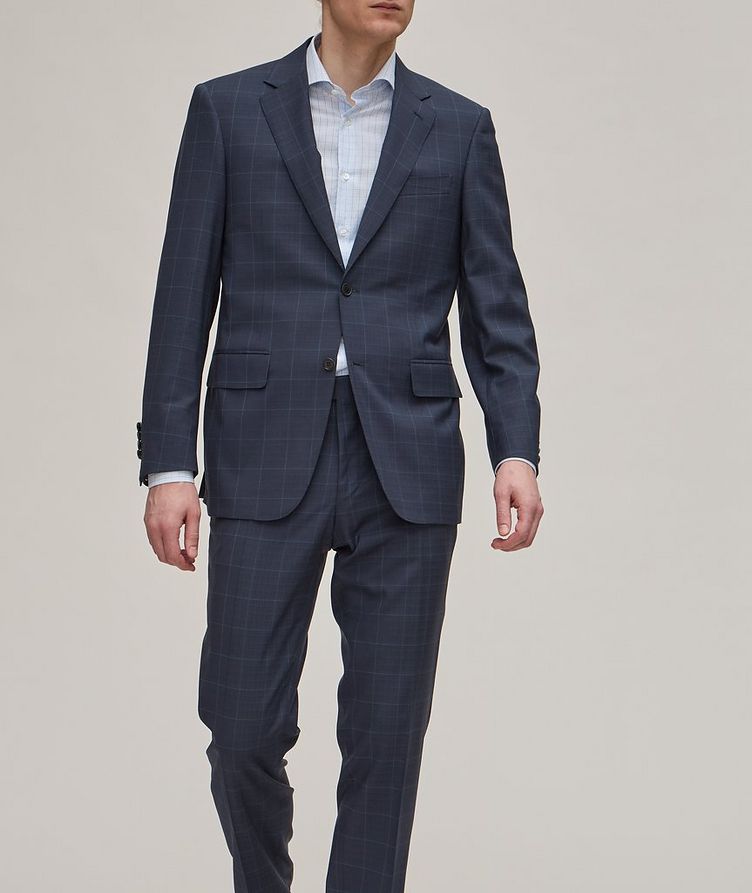 Black Edition Large Check Stretch-Wool Suit image 1