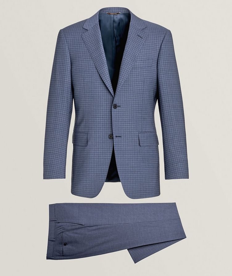 Black Edition Gingham Stretch-Wool Suit image 0