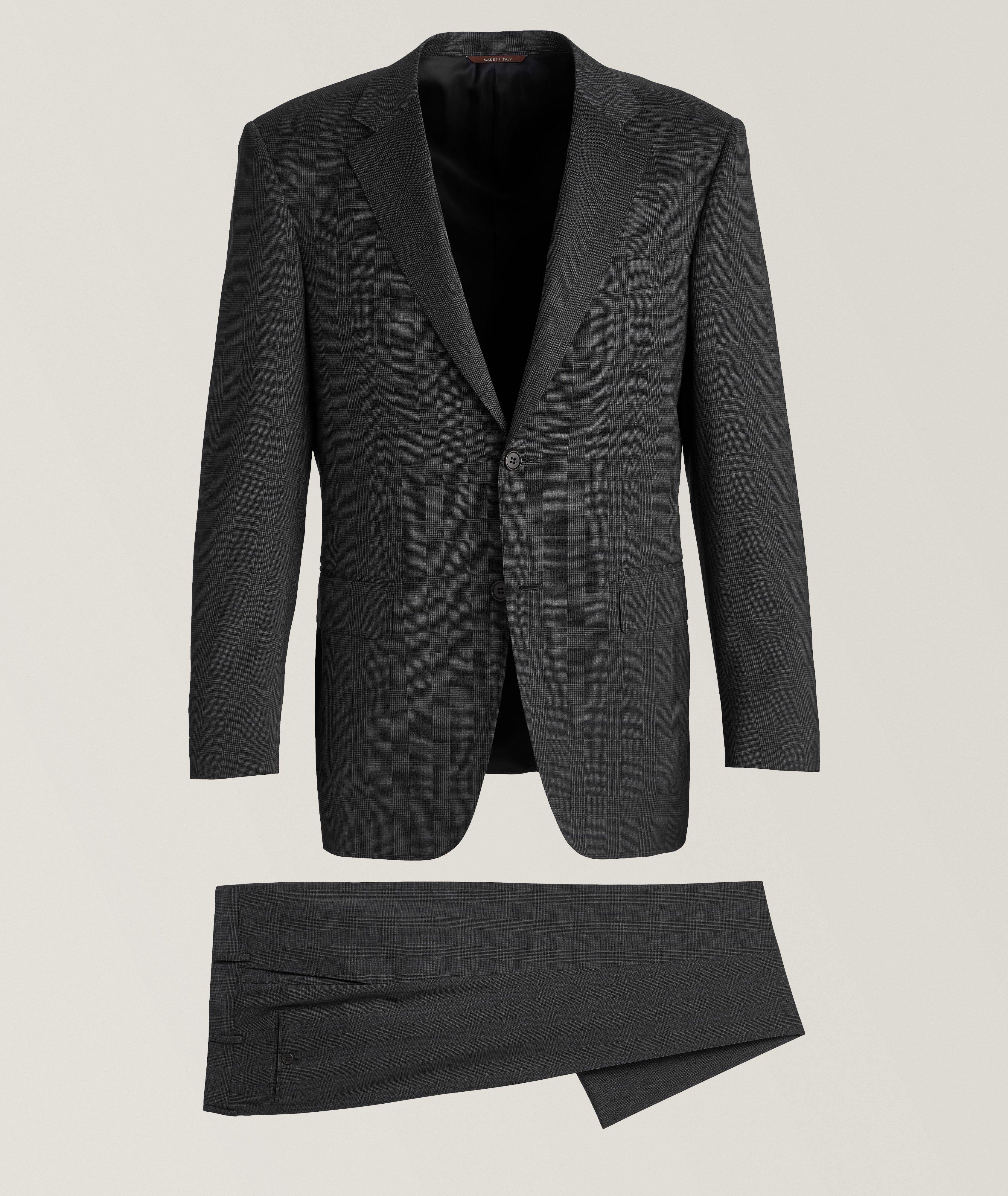 Check Stretch-Wool Suit  image 0