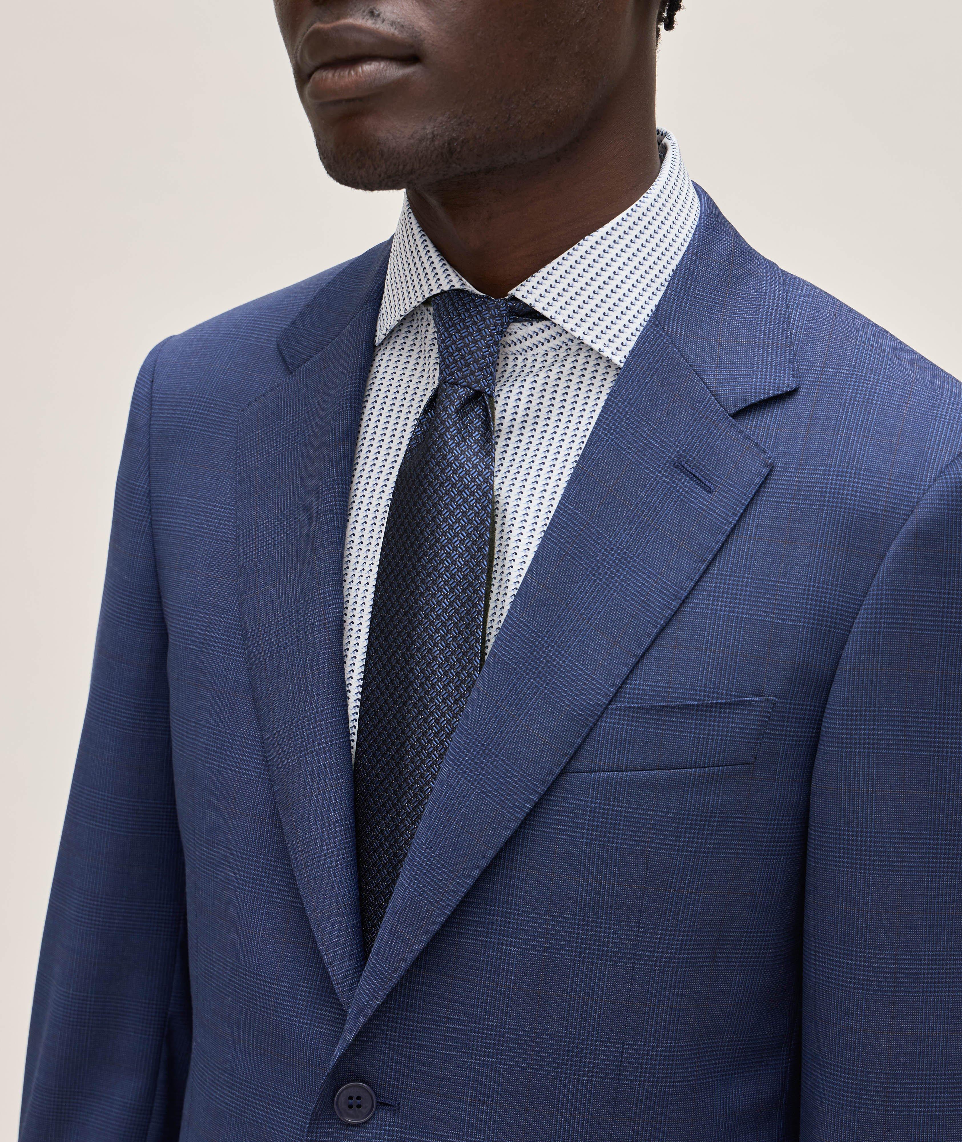 Check Stretch-Wool Suit  image 3