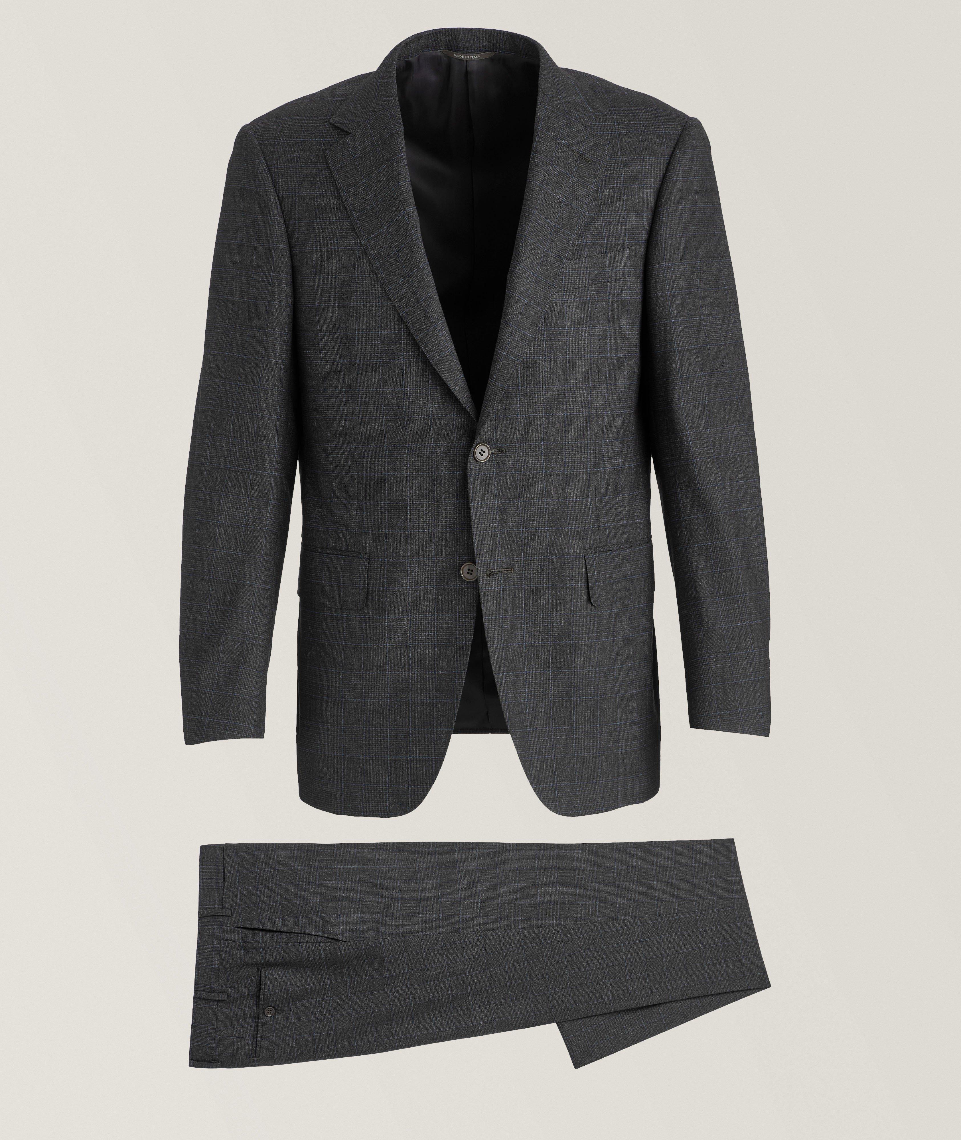 Check Stretch-Wool Suit  image 0