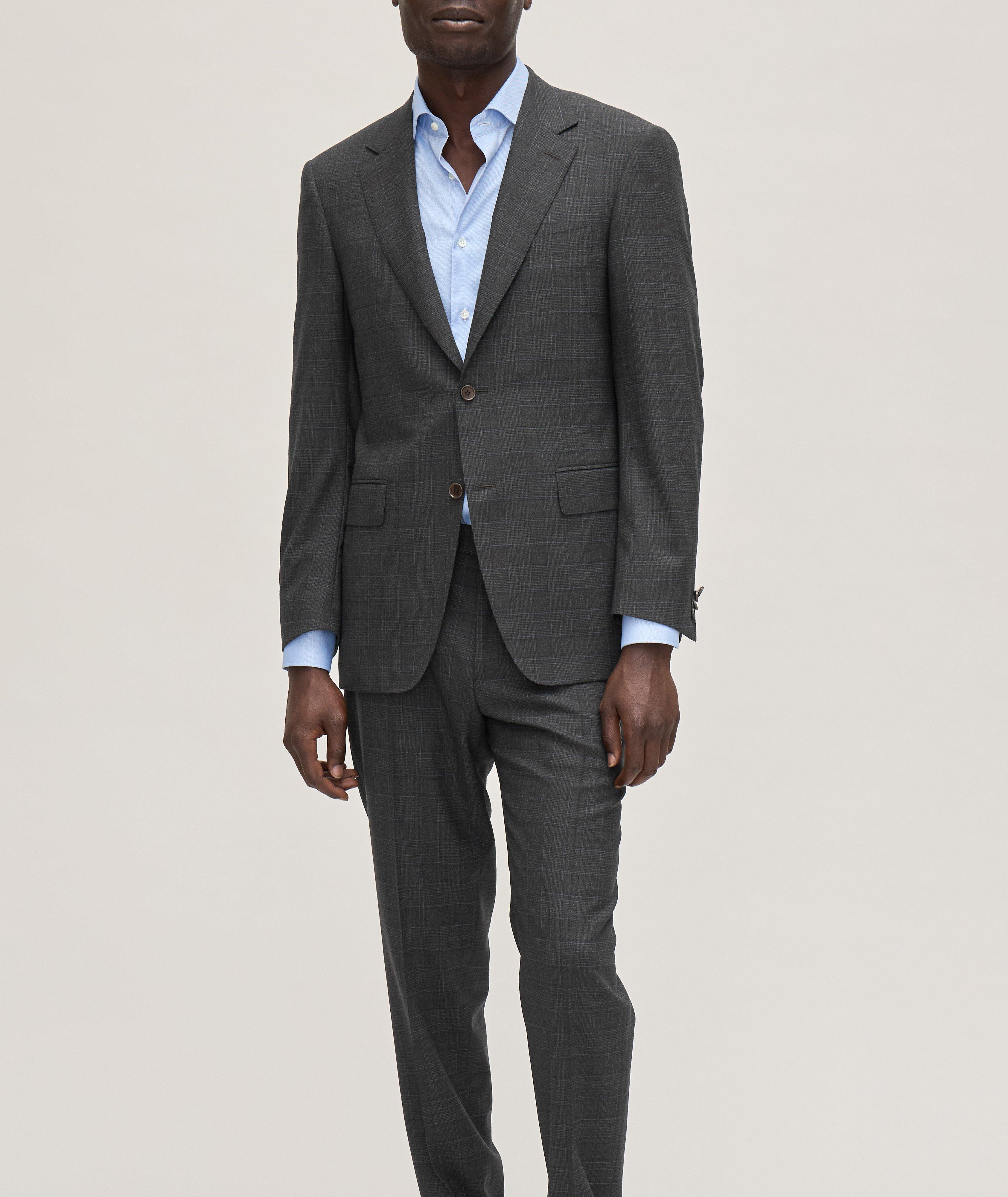 Check Stretch-Wool Suit