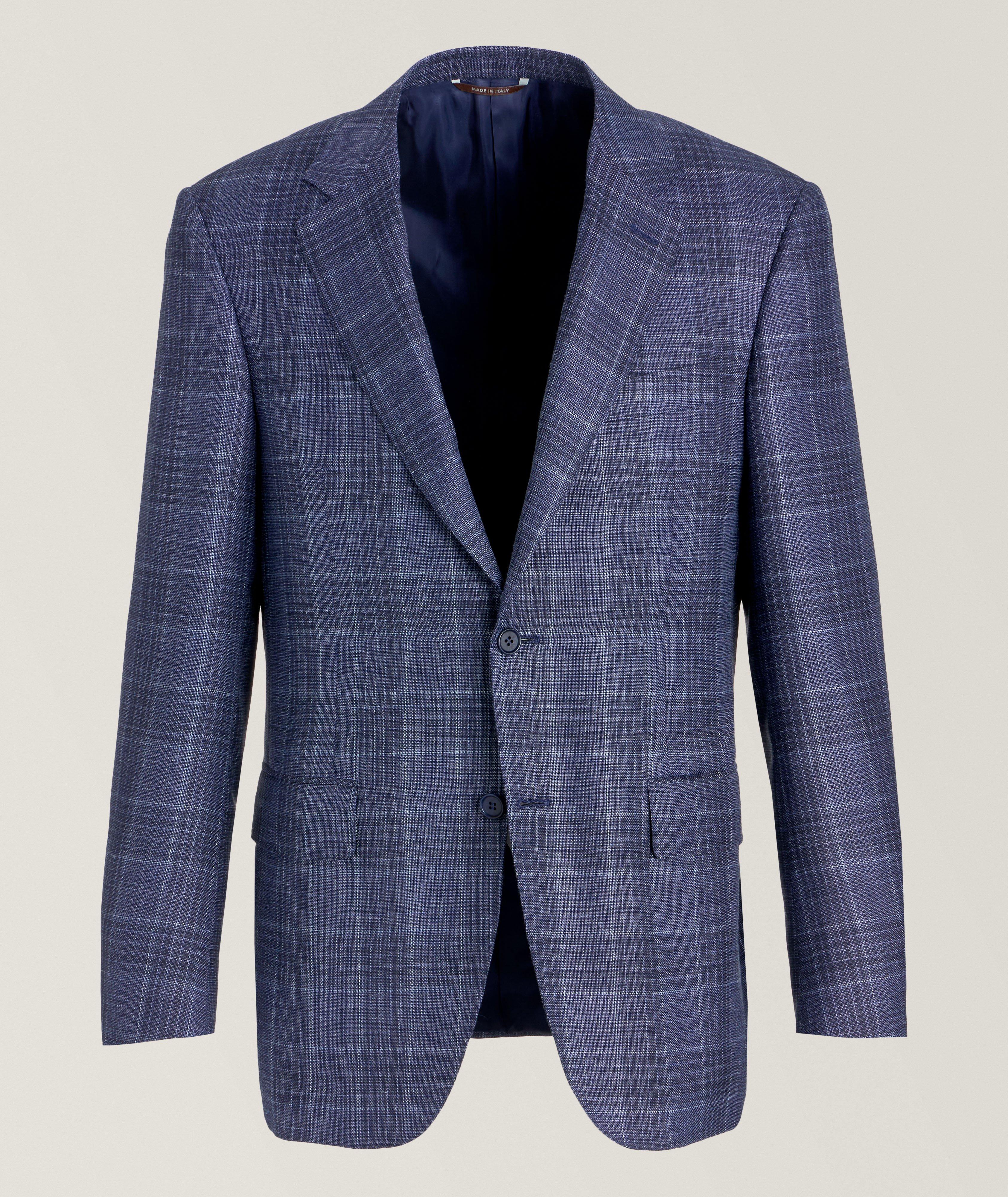 Checked Wool-Blend Sport Jacket  image 0