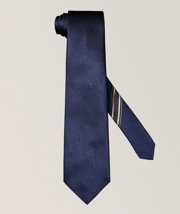 Micro Geometric Silk Tie image 1