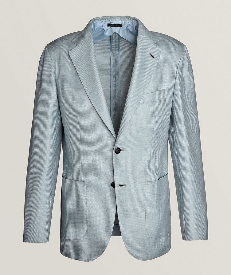 New Plume Textured Cashmere, Silk & Linen Sport Jacket image 0