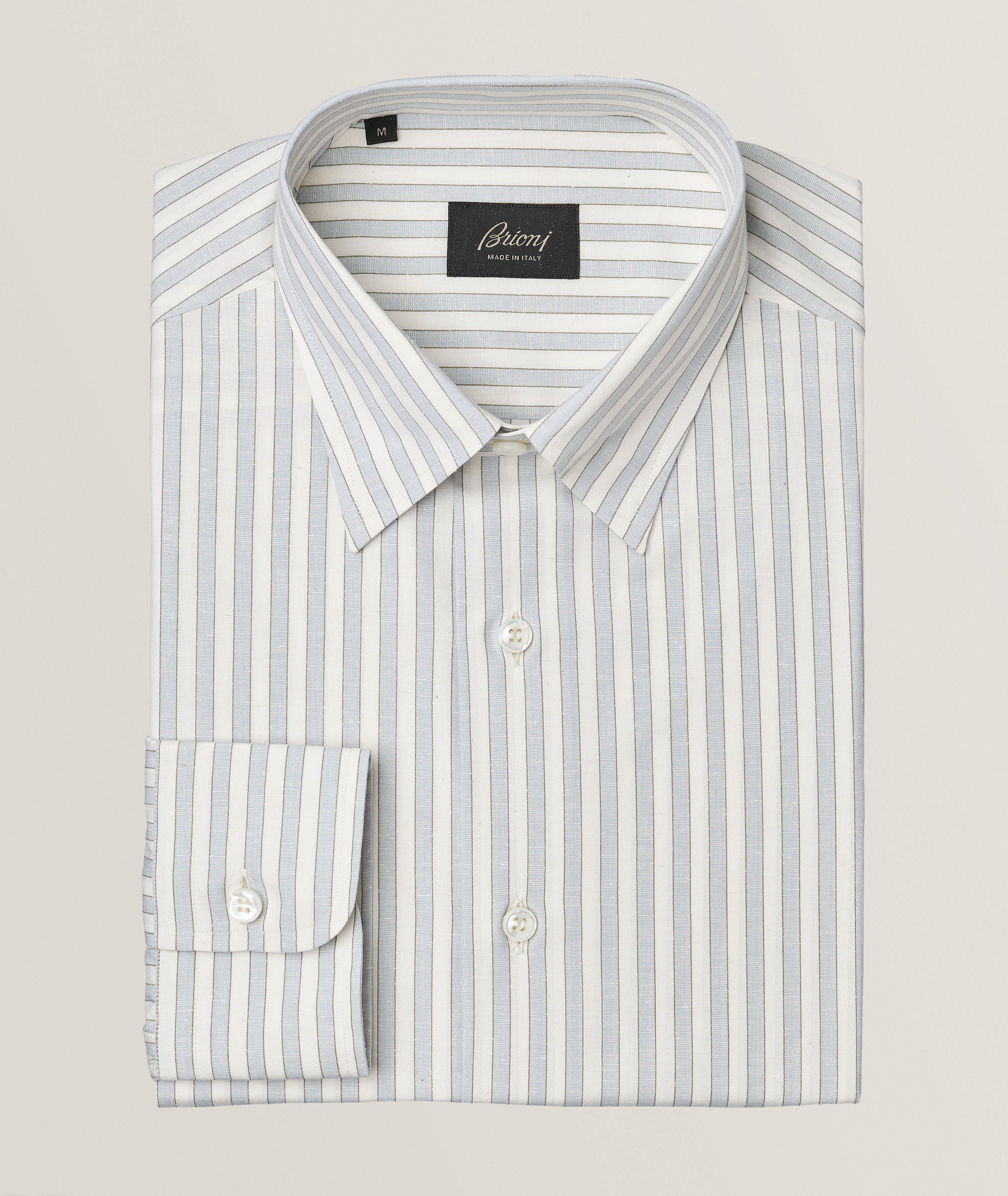 Striped Cotton Sport Shirt