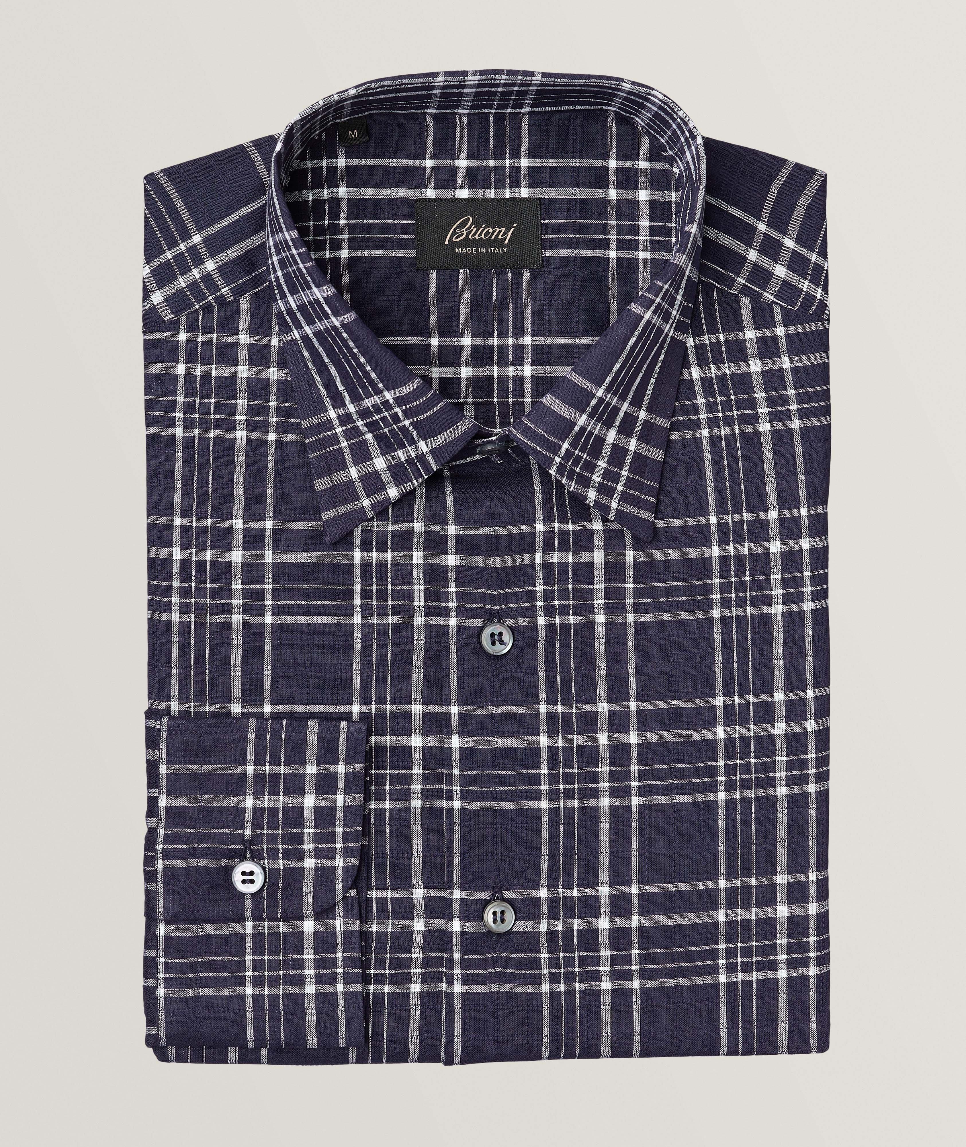 Checkered Cotton Sport Shirt