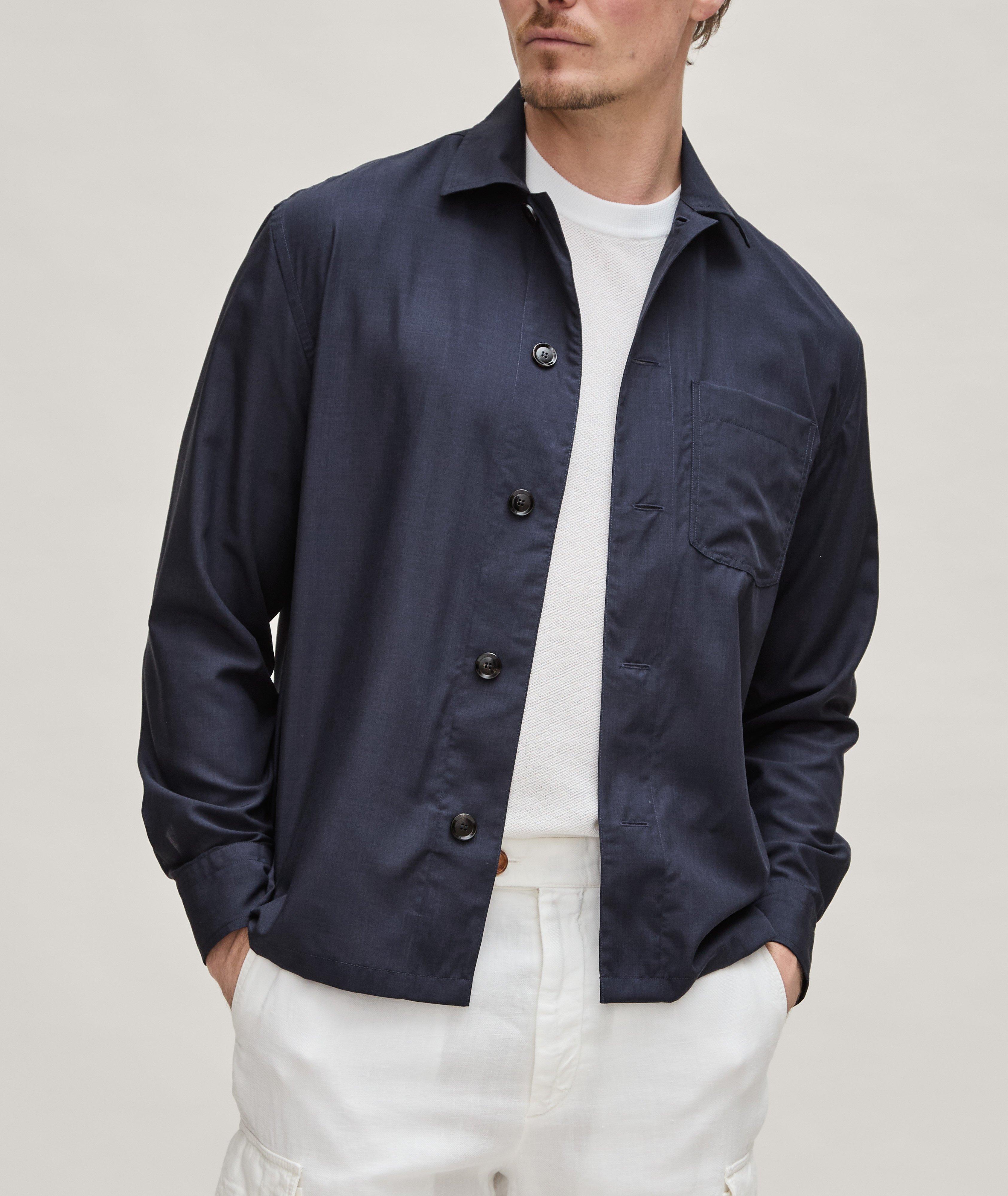 Wool-Silk Overshirt image 1