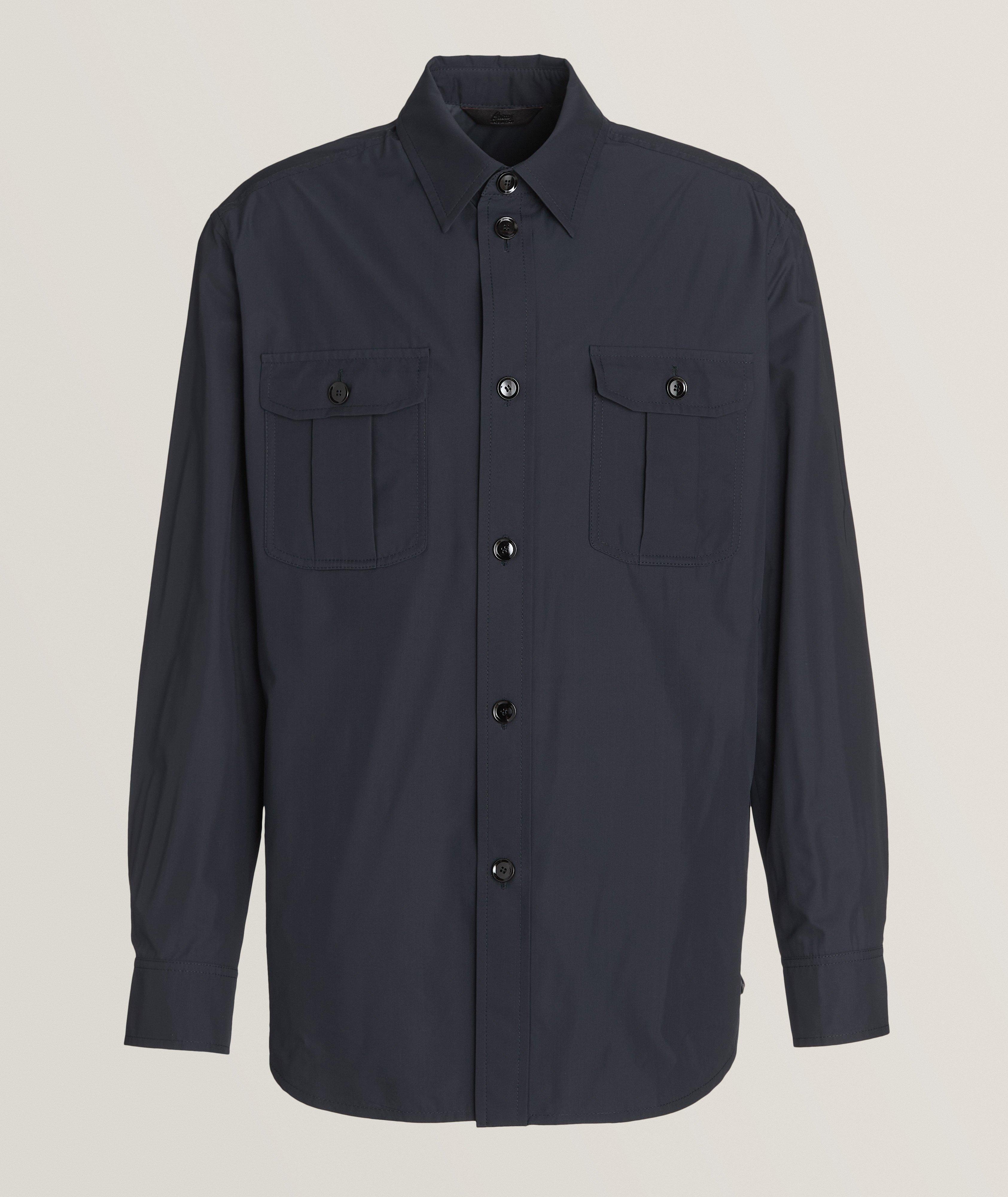 Brioni Silk Overshirt | Coats | Harry Rosen