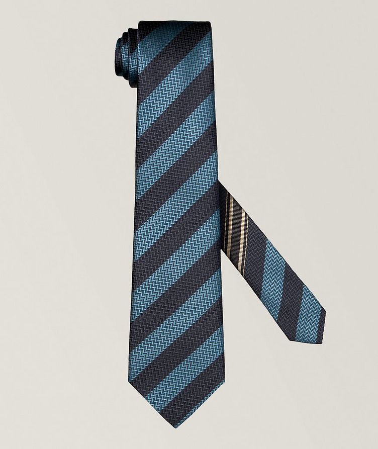 Striped Silk Tie  image 1