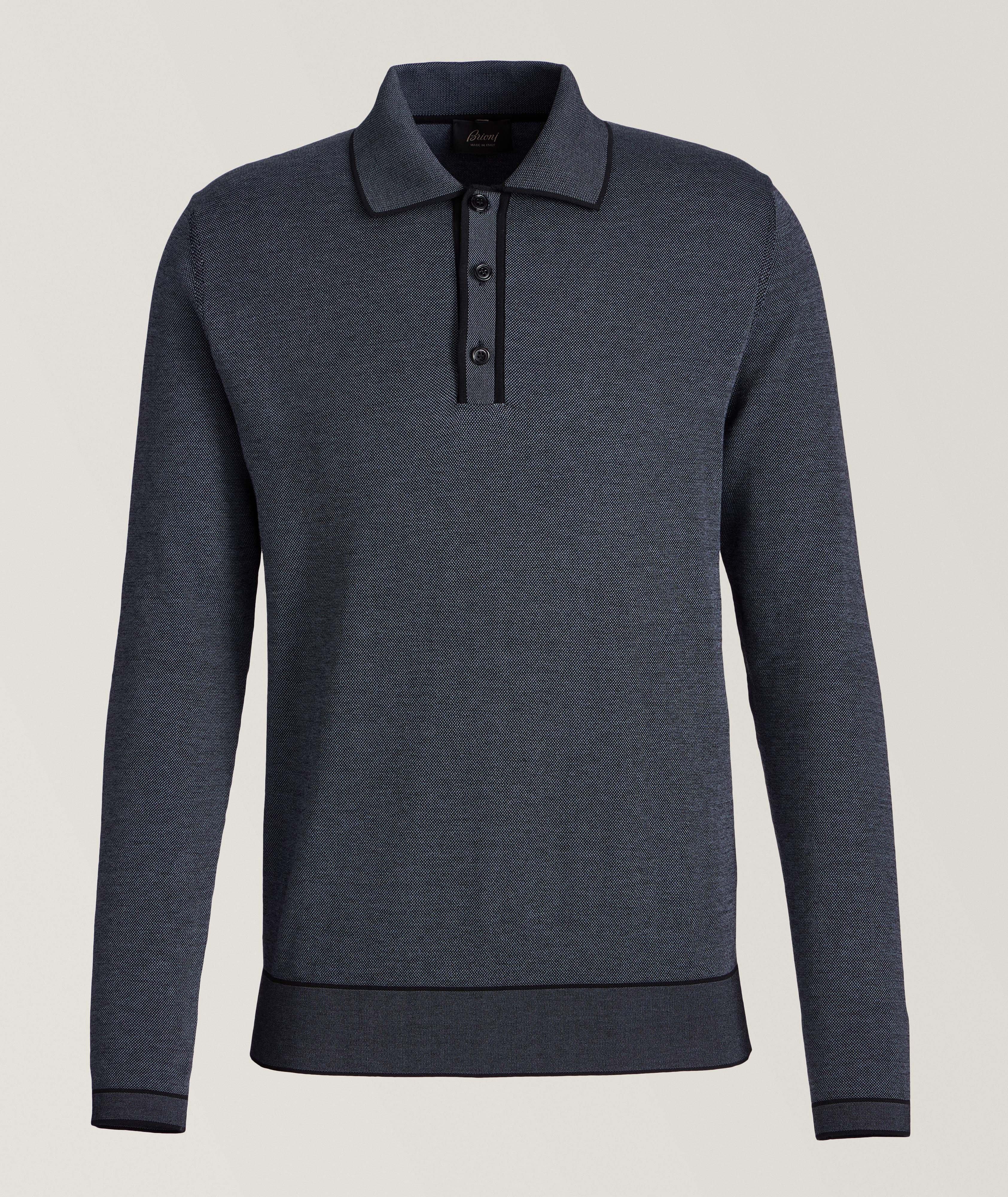 Textured Cotton Polo