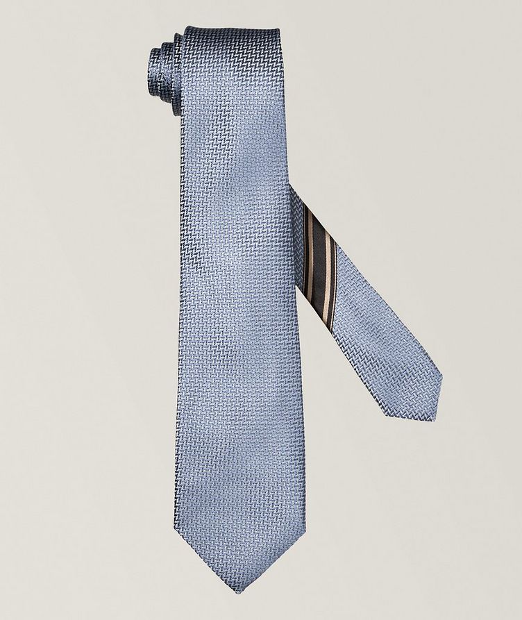 Neat Pattern Silk Tie  image 1