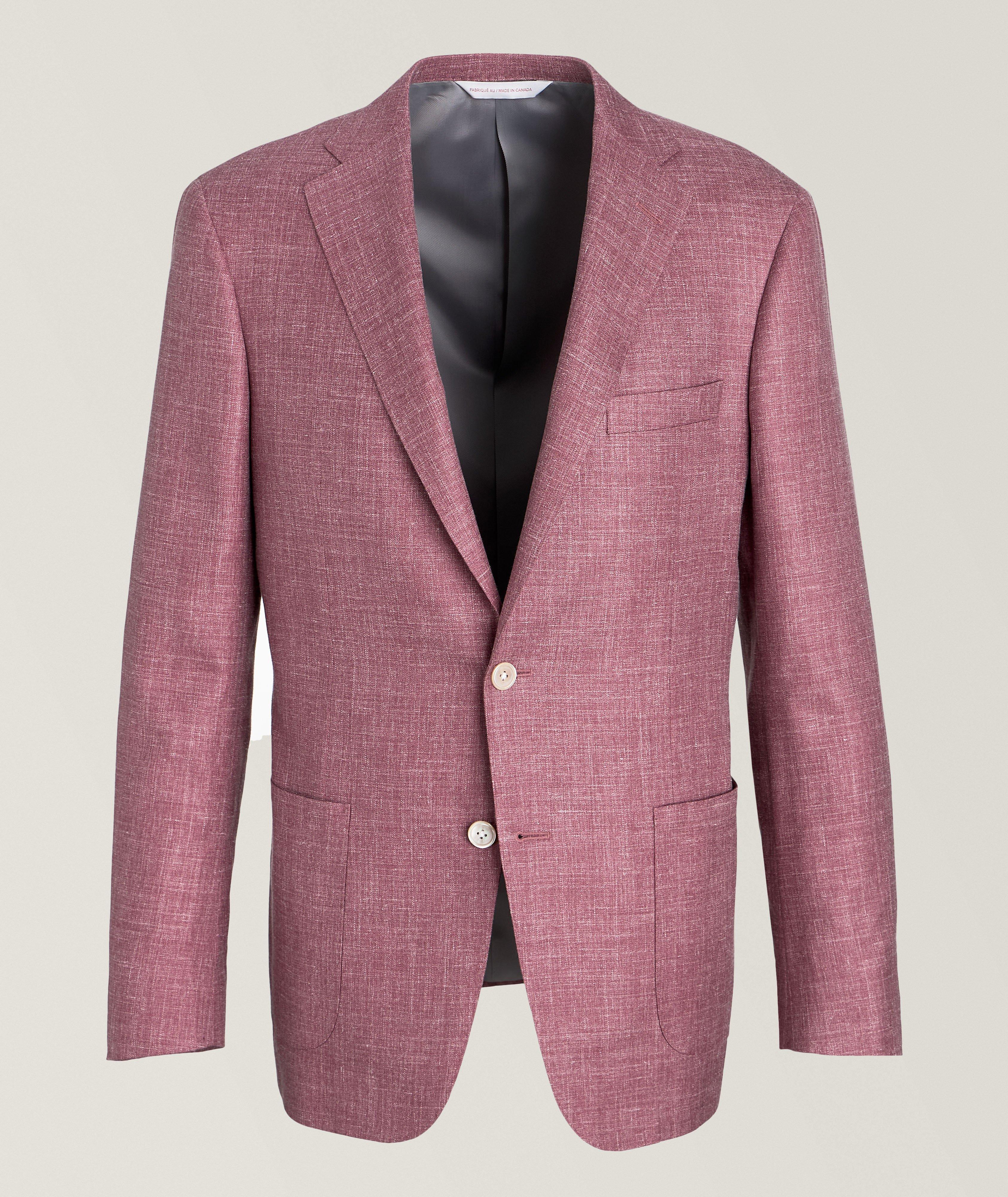 Mélange Wool, Silk & Linen Sport Jacket
