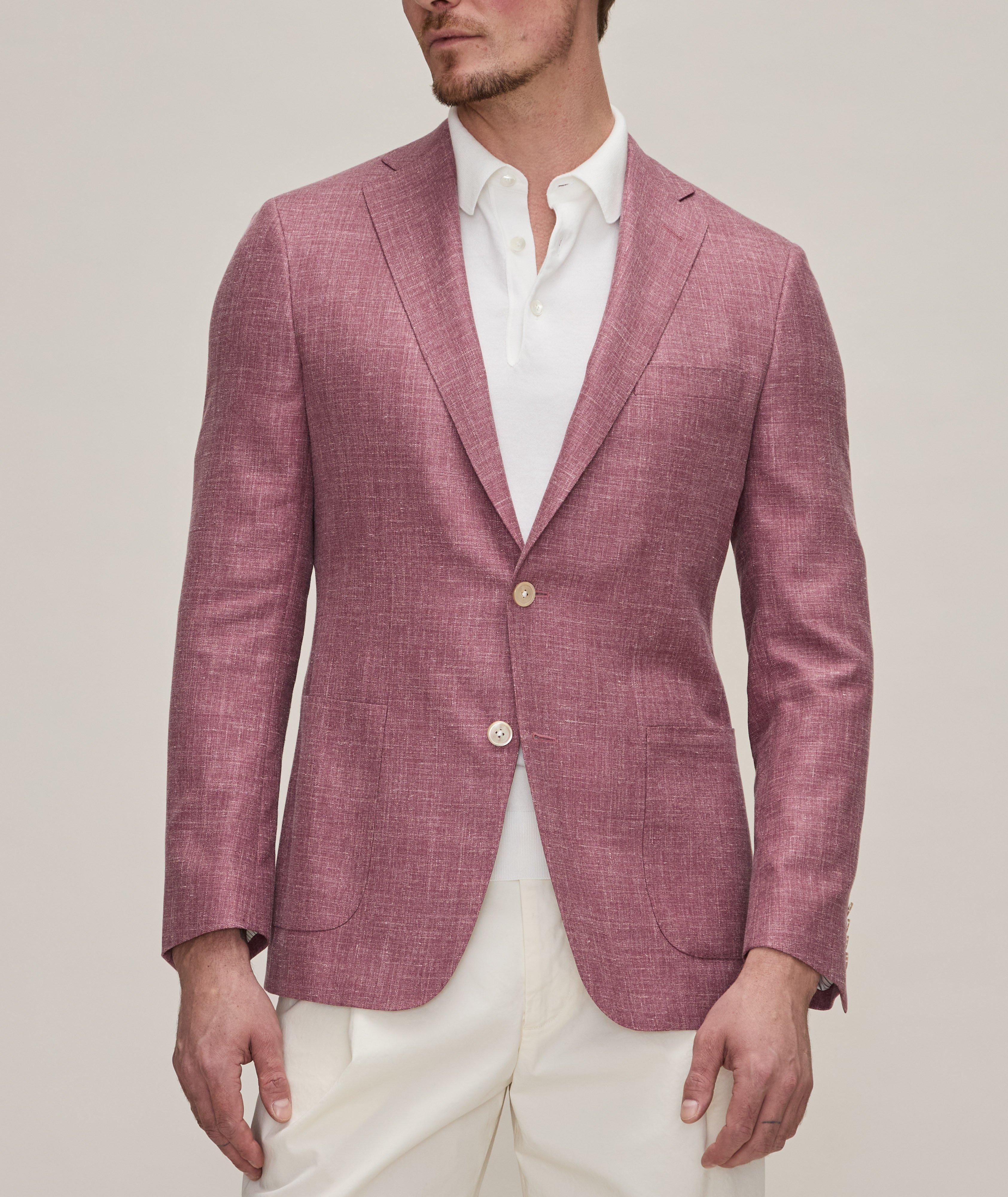 Mélange Wool, Silk & Linen Sport Jacket