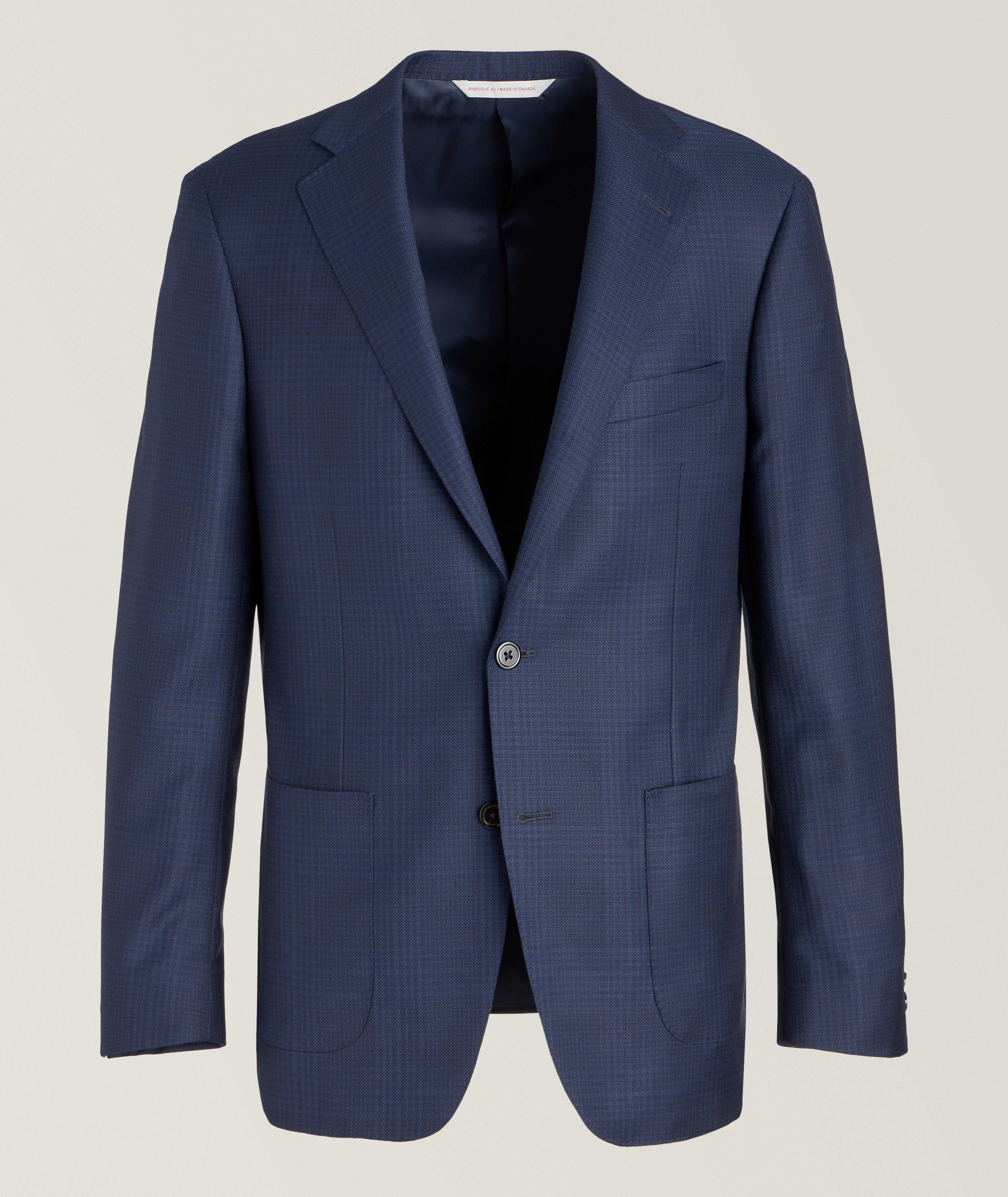 Plaid Wool-Silk Sport Jacket  image 0