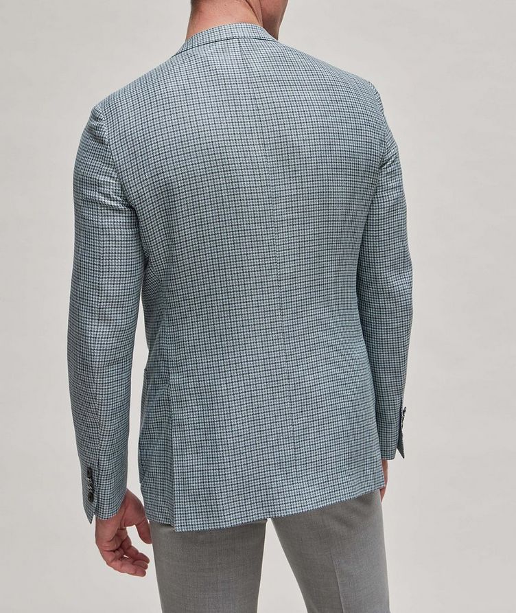Cosmo Houndstooth Linen, Wool & Silk Sport Jacket image 2