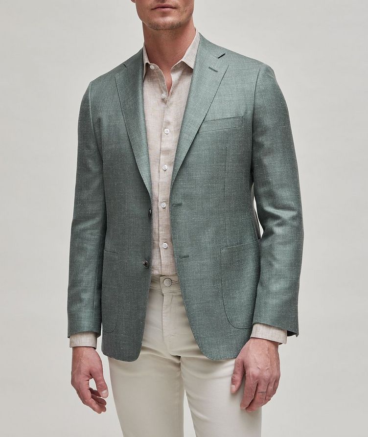 Cosmo Mélange Wool, Silk & Linen Sport Jacket image 1
