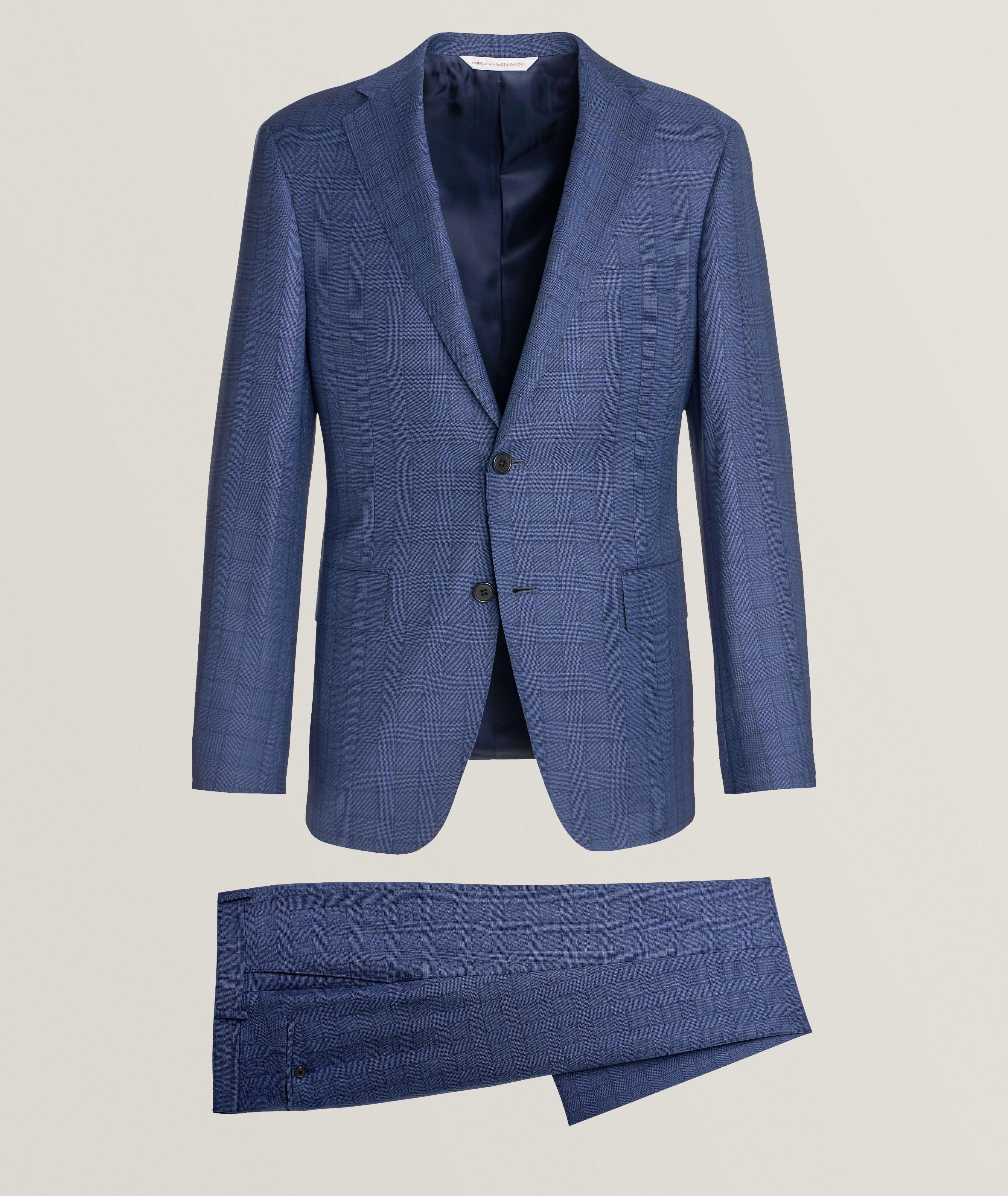 Grey Ice Wool Suit - Classic Fit – Samuelsohn