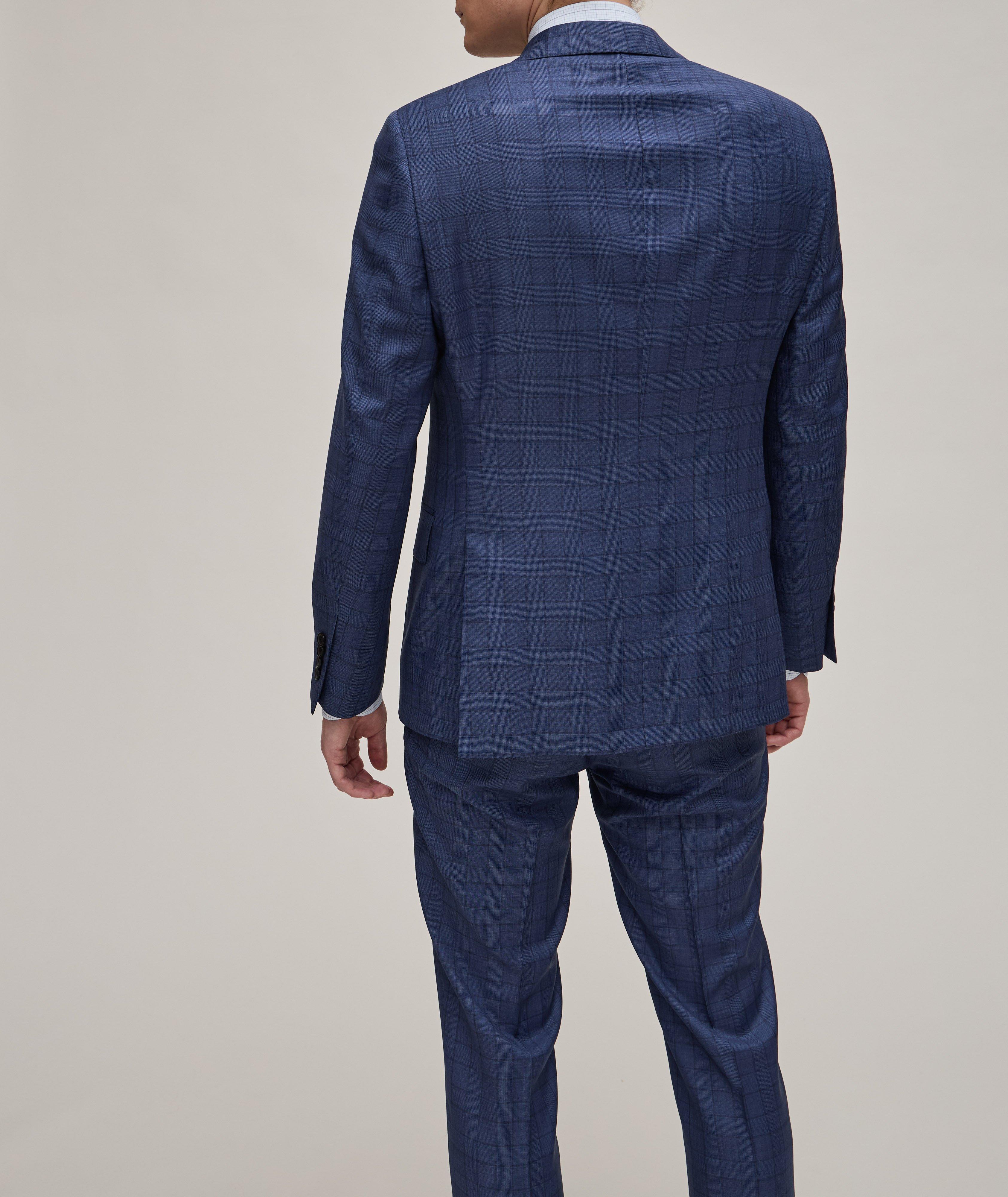 Plaid Super 100's Wool Suit