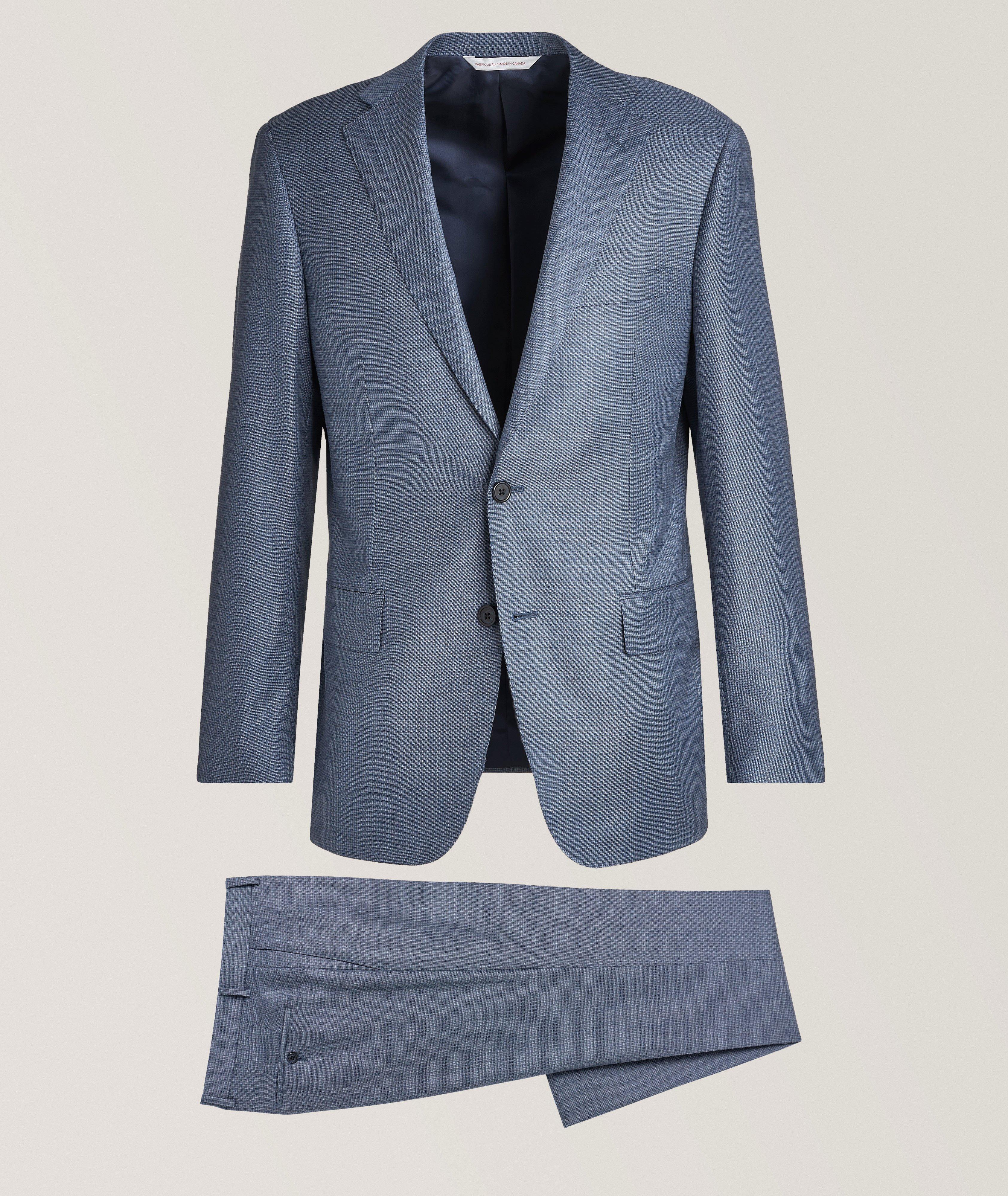 Cosmo Micro Check Wool Suit