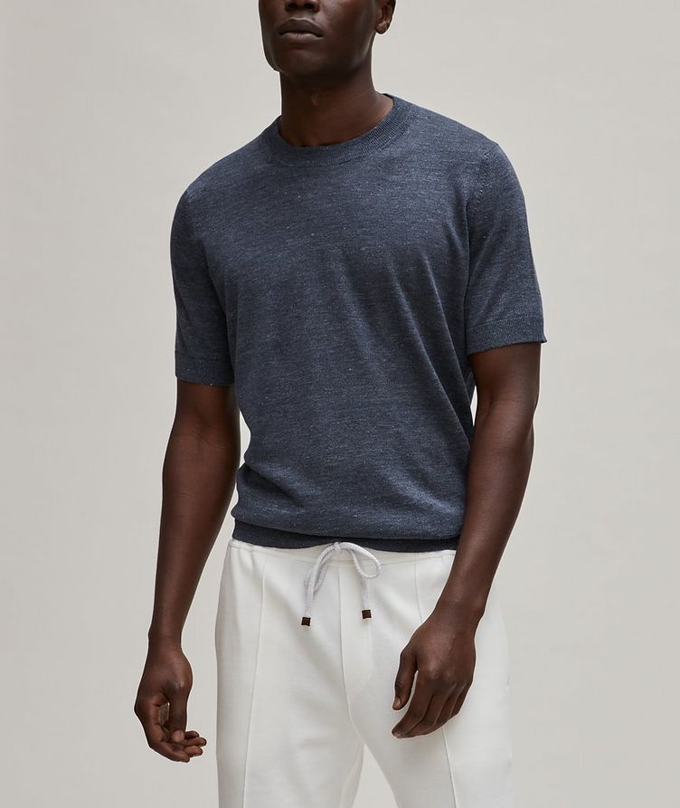 Mélange Linen-Cotton T-Shirt image 1