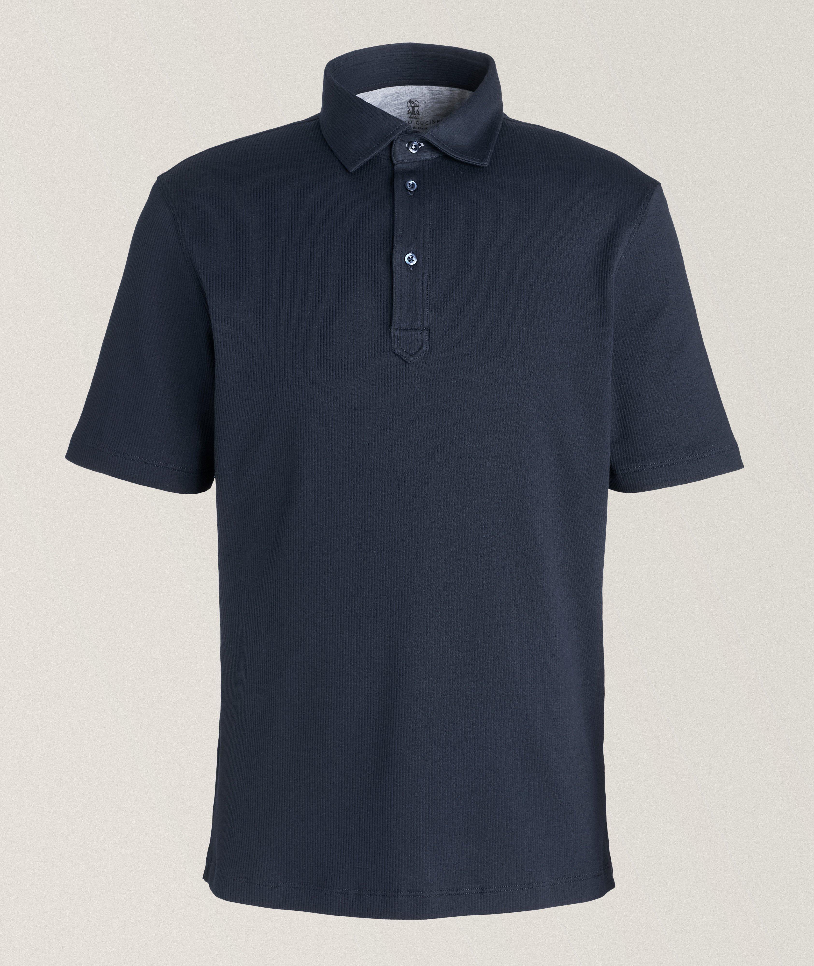 Ribbed Cotton Polo image 0